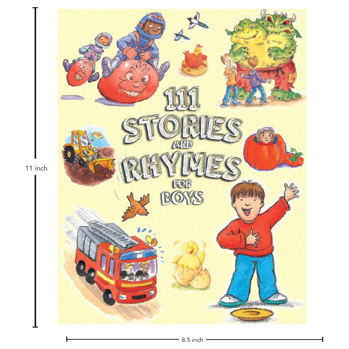 111 Stories & Rhymes for Boys | Storybook for boys | Rhymes for boys | Children's storybook | Story Collection Parragon