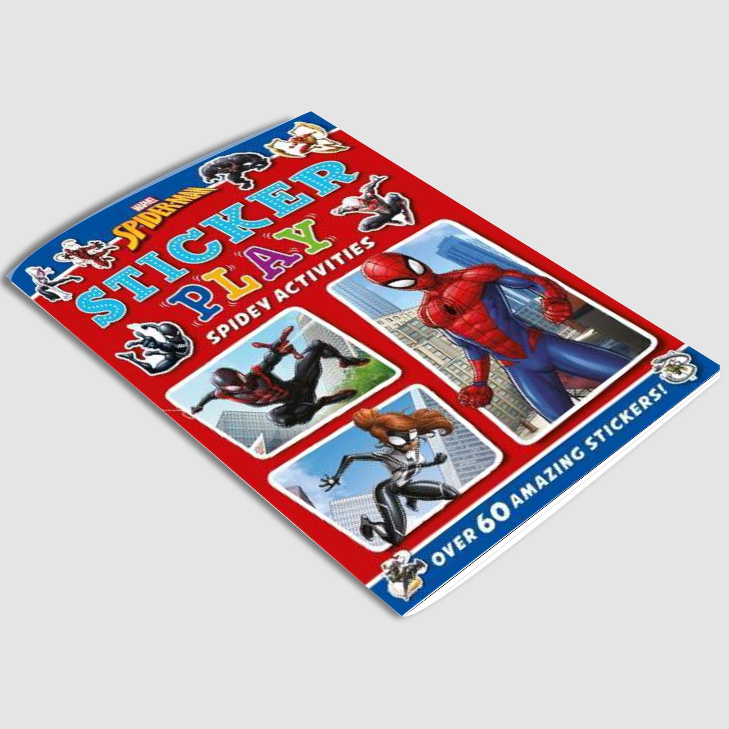 Marvel Spidey and His Friends Set of 2 Books of Maze Activities | Spider-Man Sticker Play For Kids | 3 to 6 Year Old