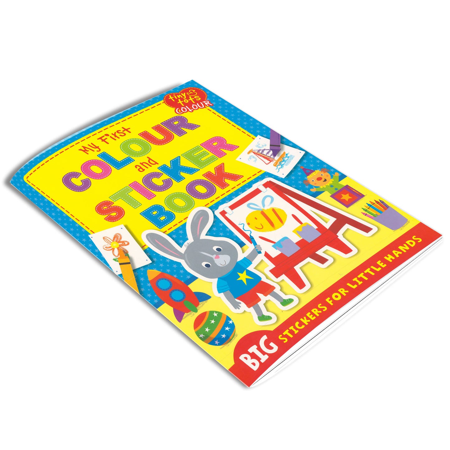 Pack of 3 Books of Story, Early Learning, Colour & Sticker | Divided by Level for Reading Practice | For 4 to 7 Year Old