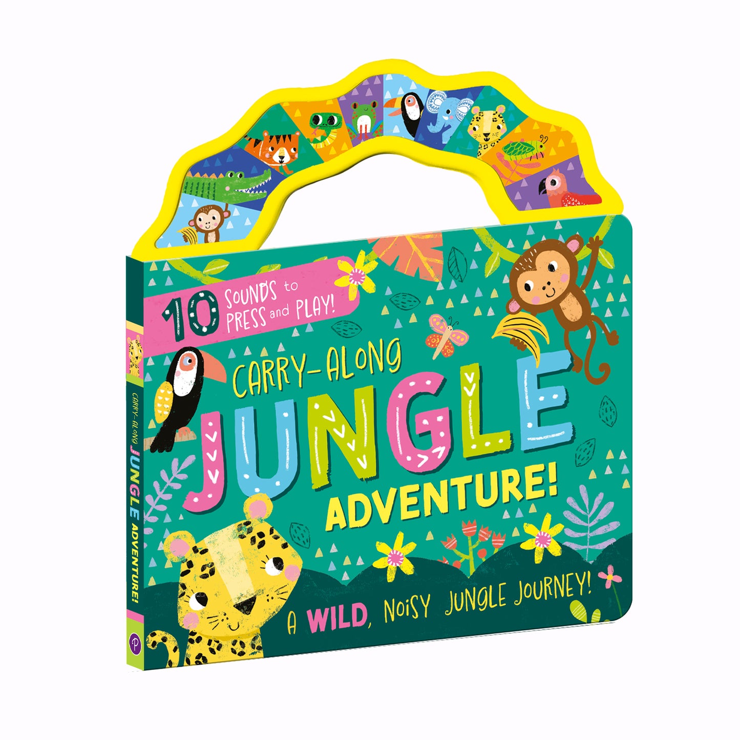 Carry Along 10 Button Sound Book: Jungle Adventure | Interactive Sound Book for Kids