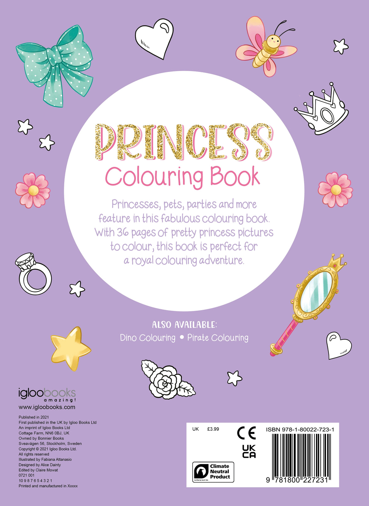 Princess Colouring Book
