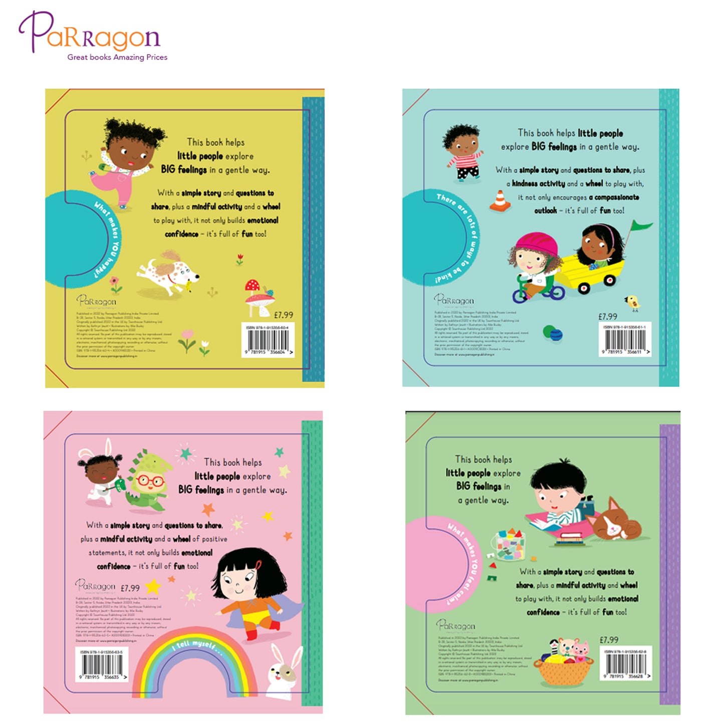 Children's Feelings Series (Set of 4 Books)