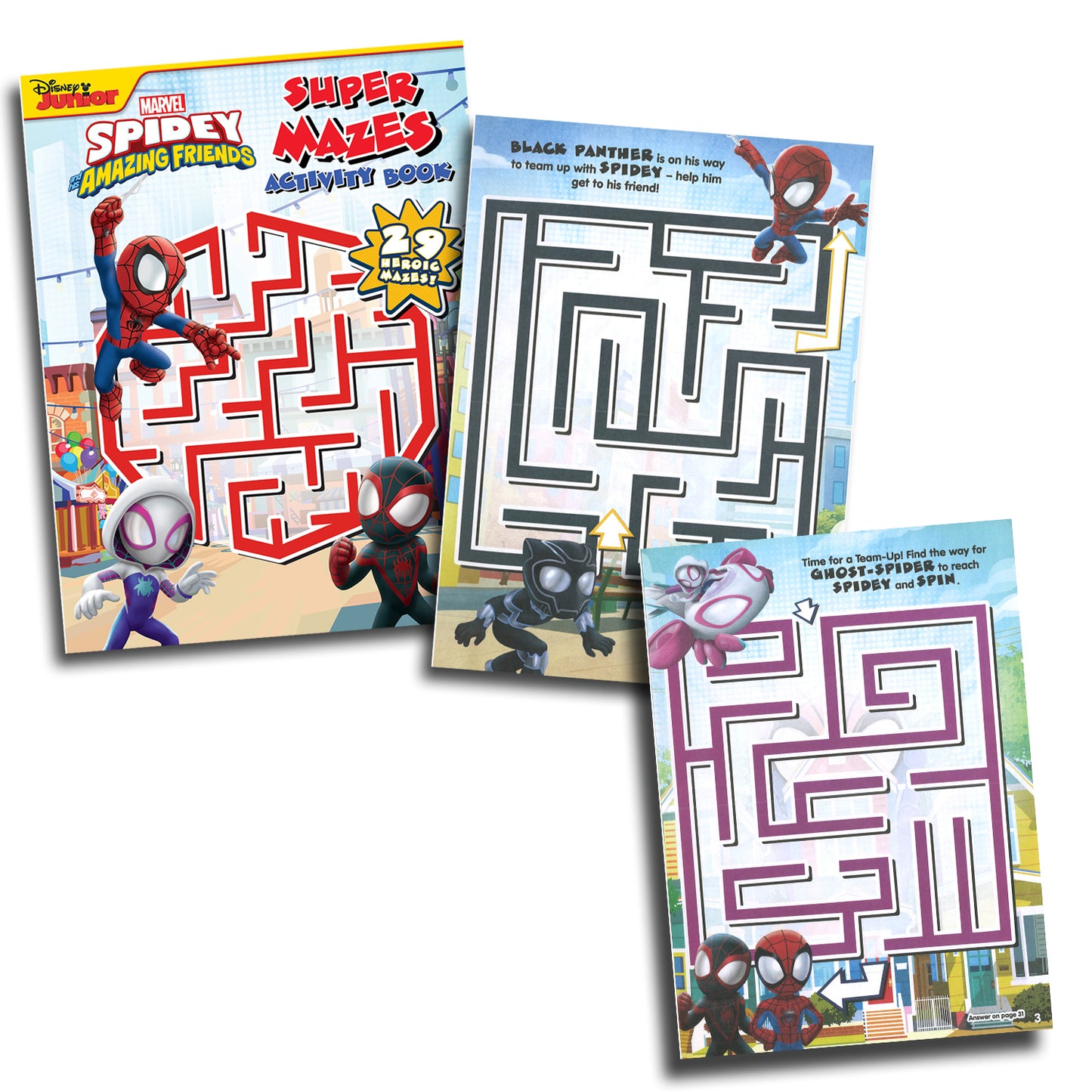 Marvel Spider-Man Activity| Colouring Set of 2 Book