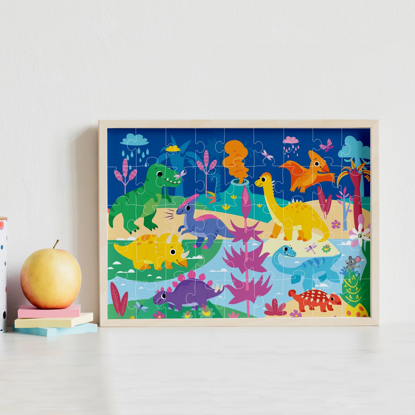 Junior Jigsaw Carry & Play Roarsome Dinosaurs | Jigsaw Puzzle | For 4 to 6 Year Kids