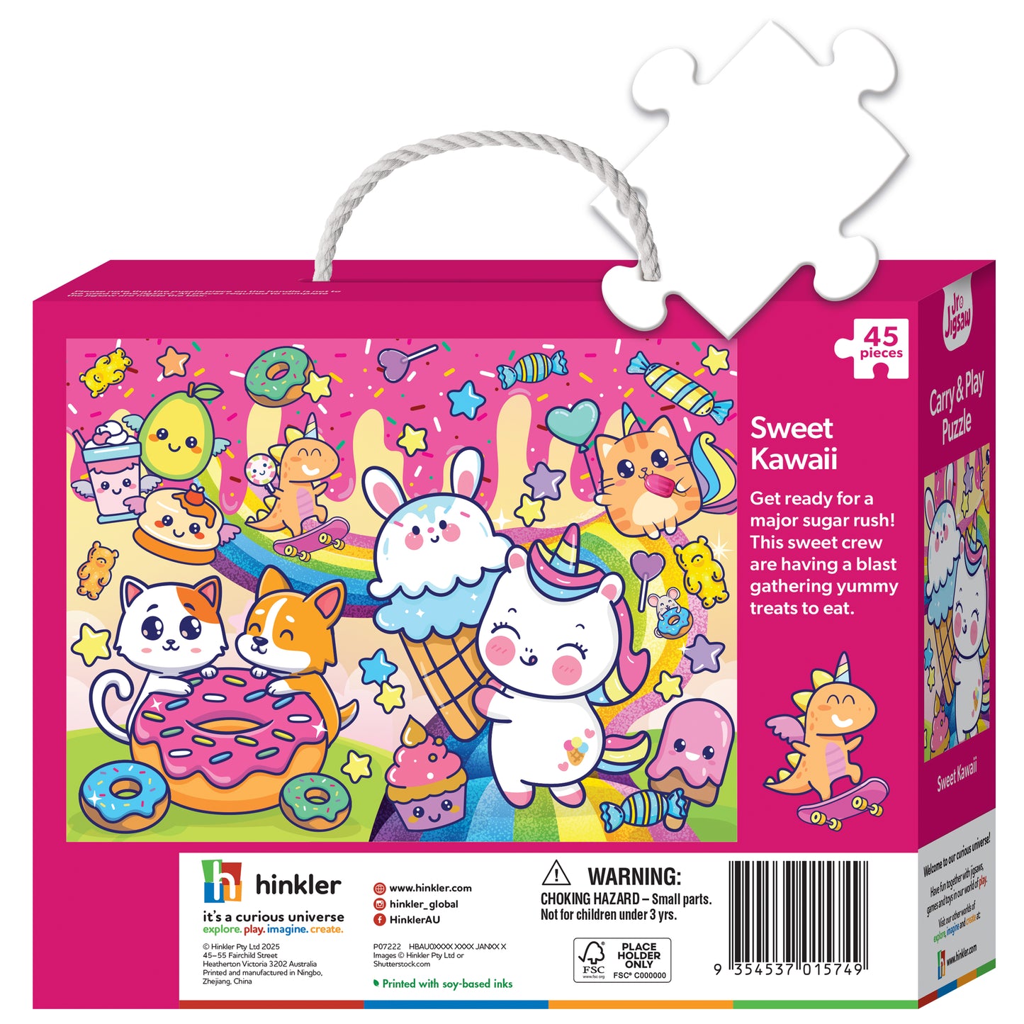 Junior Jigsaw Carry & Play Sweet Kawaii | Jigsaw Puzzle | For 4 to 6 Year Kids