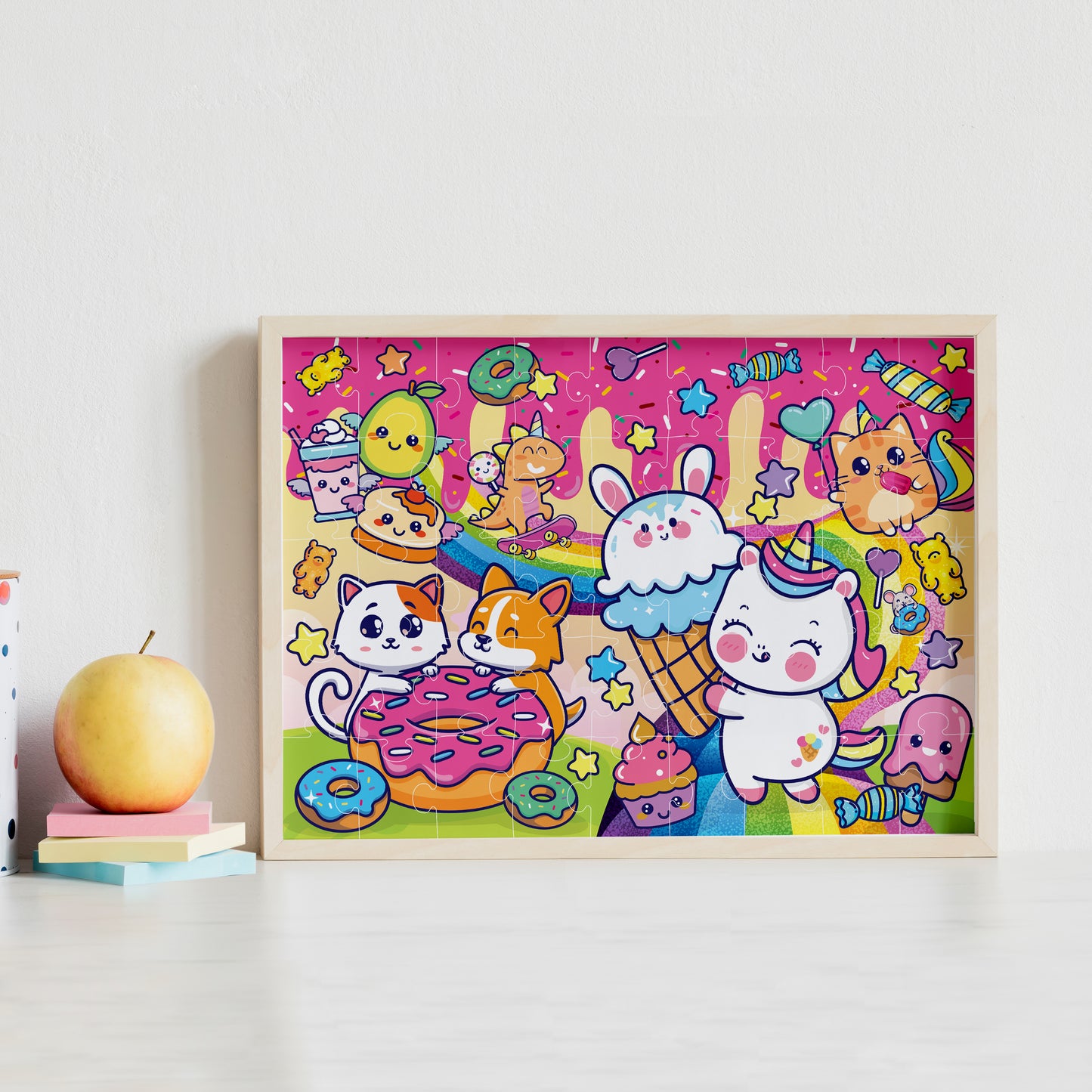 Junior Jigsaw Carry & Play Sweet Kawaii | Jigsaw Puzzle | For 4 to 6 Year Kids