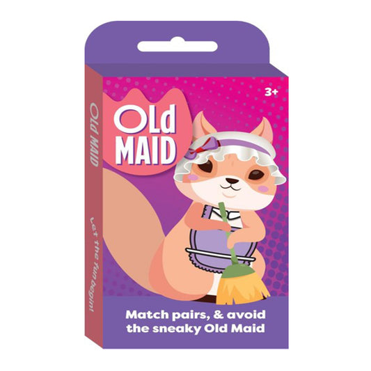 Classic Card Game Old Maid | Classic Family Card Game | Travel Game for Kids | Learning Fun | Ages 3+ | Kids Matching Game | Family Fun