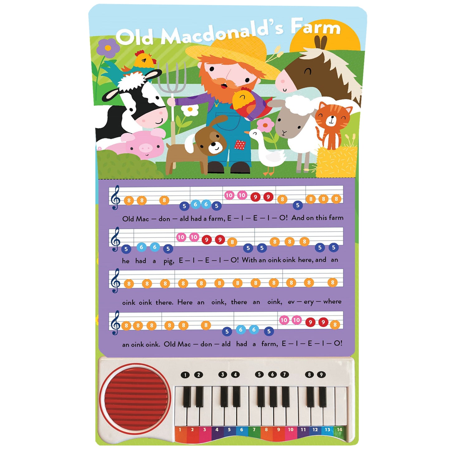 Piano Book - Nursery Rhymes | Interactive Musical Book for Kids | Learn & Play Nursery Songs| Sing Along| Early Musical & Motor Skills| Interactive Piano Keys| Hands-On Learning| Ages 4-6