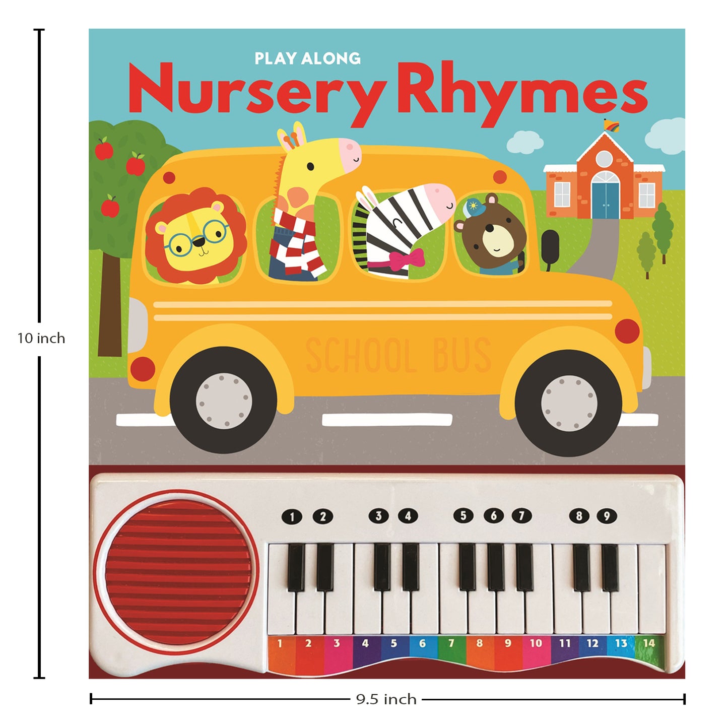 Piano Book - Nursery Rhymes | Interactive Musical Book for Kids | Learn & Play Nursery Songs| Sing Along| Early Musical & Motor Skills| Interactive Piano Keys| Hands-On Learning| Ages 4-6