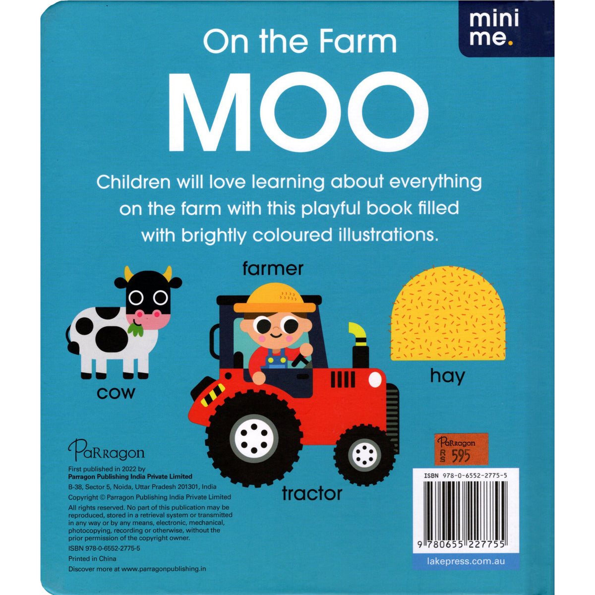 Mini Me- On the Farm MOO Early Learning Book for Kids