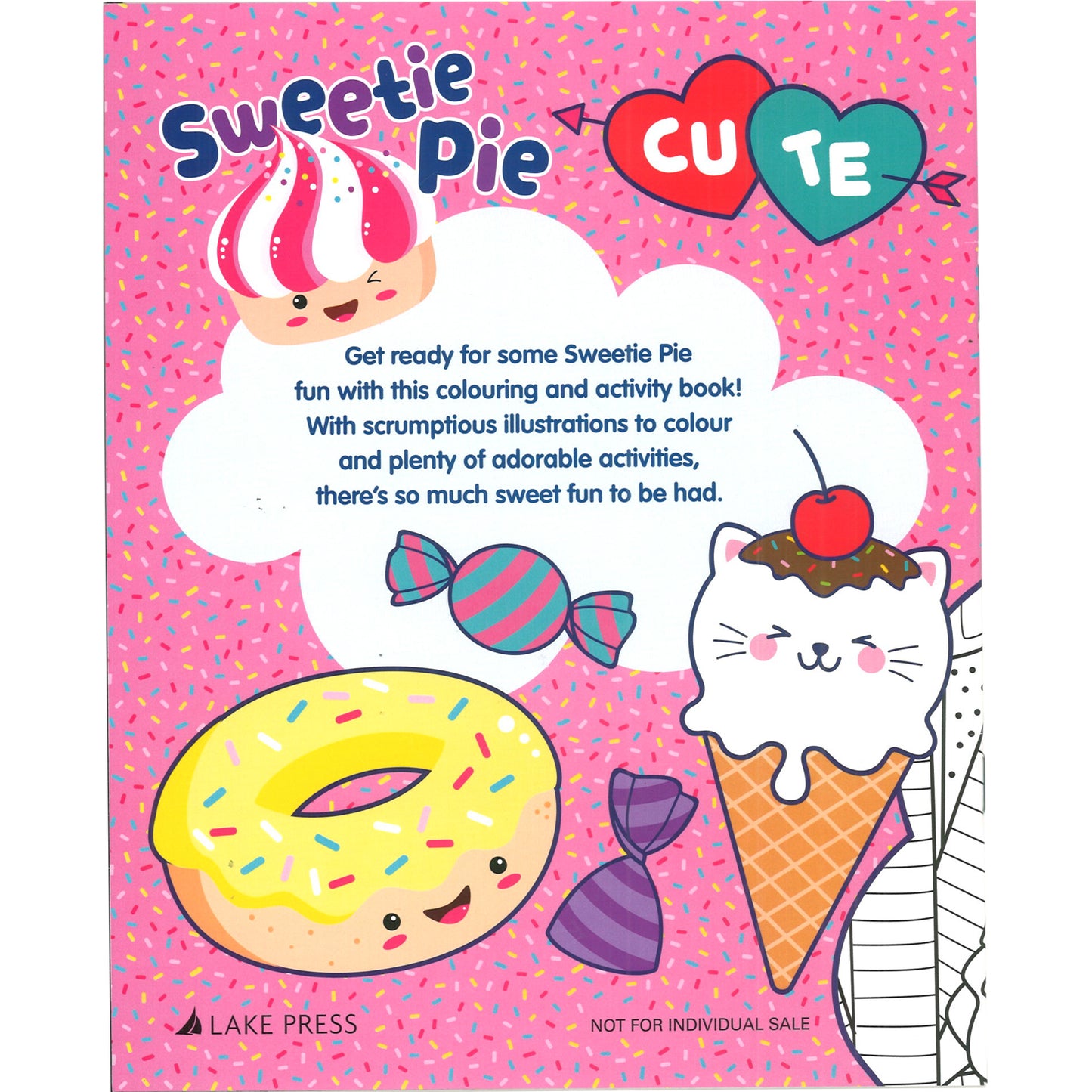 Sweetie Pie - Activity Fun Pack | Colouring, Stickers & Puzzles | Creative & Fun Activities for Kids| Resealable| Travel-friendly| Activity Book| Added Colour Pencils| 50+ Stickers| Perfect for Ages 3-5