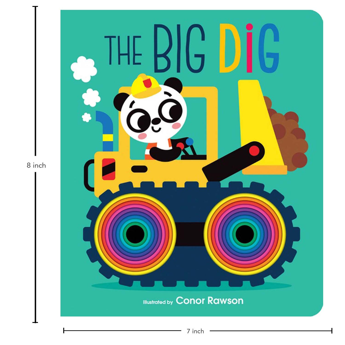 Graduating Board Book The Big Dig | Children's books about panda | Early learning books