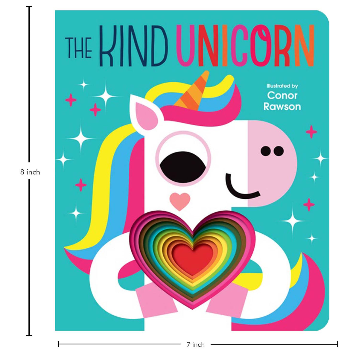 Graduating Board Book The Kind Unicorn  | Children's books about Unicorn