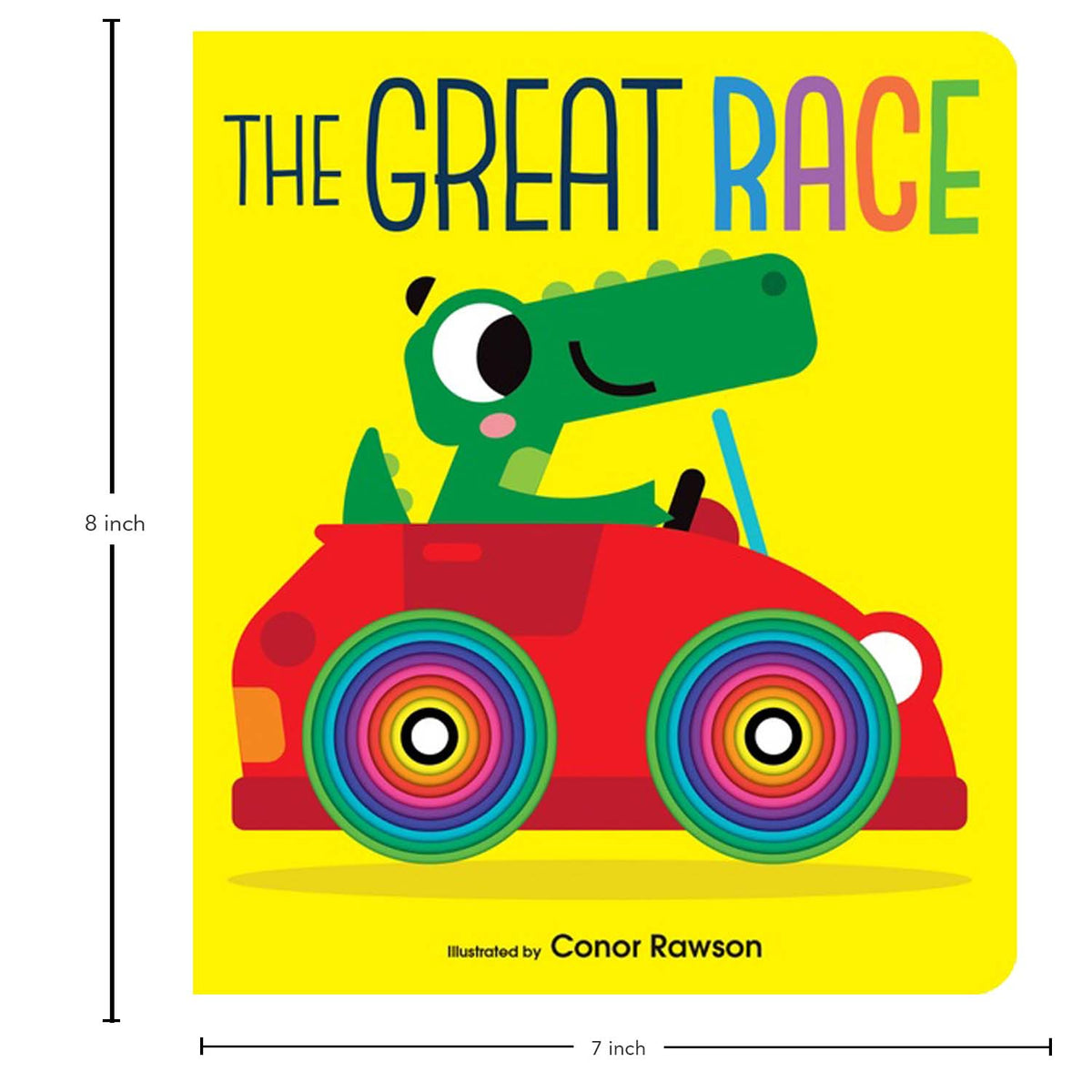 Graduating Board Book The Great Race | Children's books about Crocodile | Early learning books