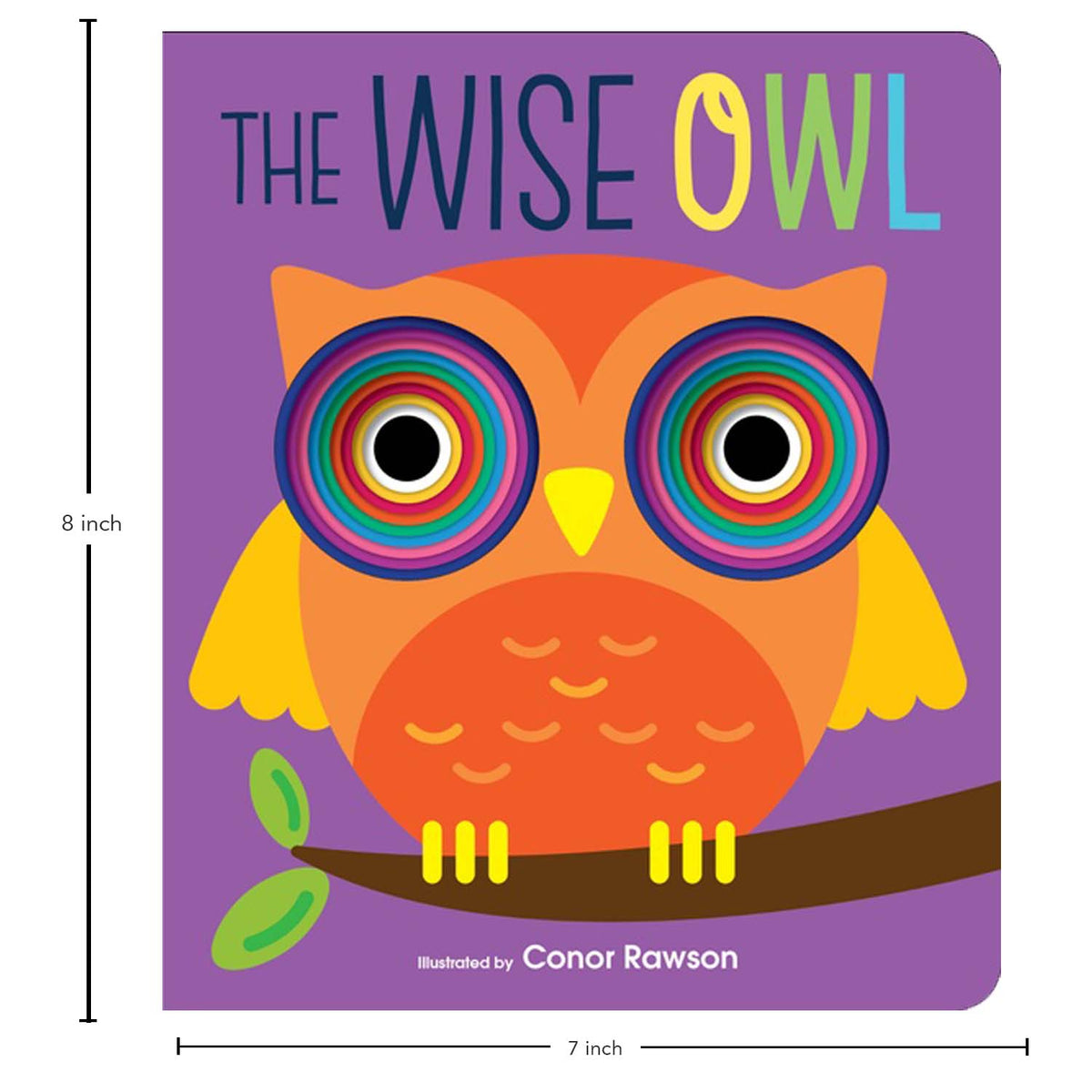 Graduating Board Book The Wise Owl  | Children's books about birds | Early learning books