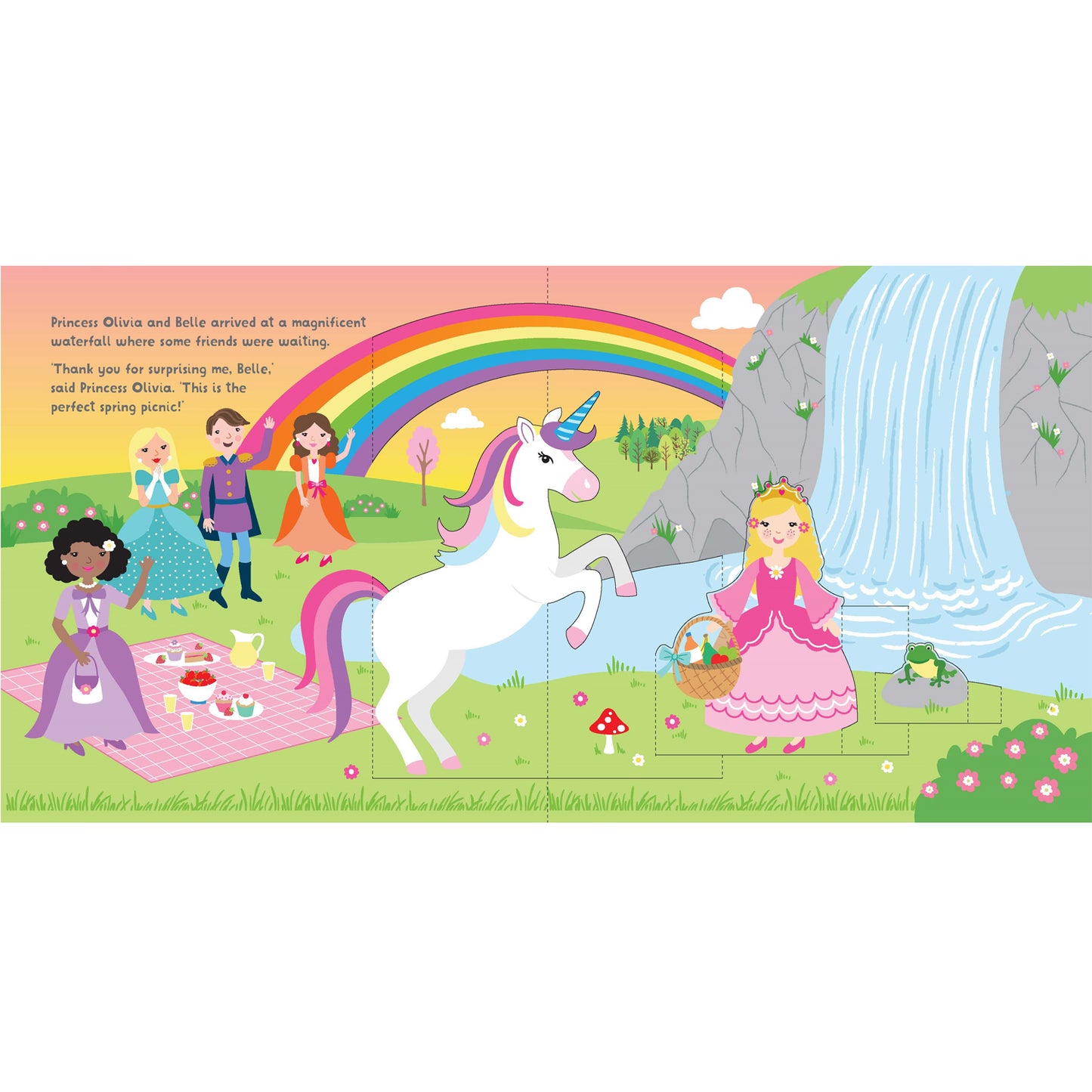 Unicorn Magic - Pop-Up Book: A Picnic in Spring