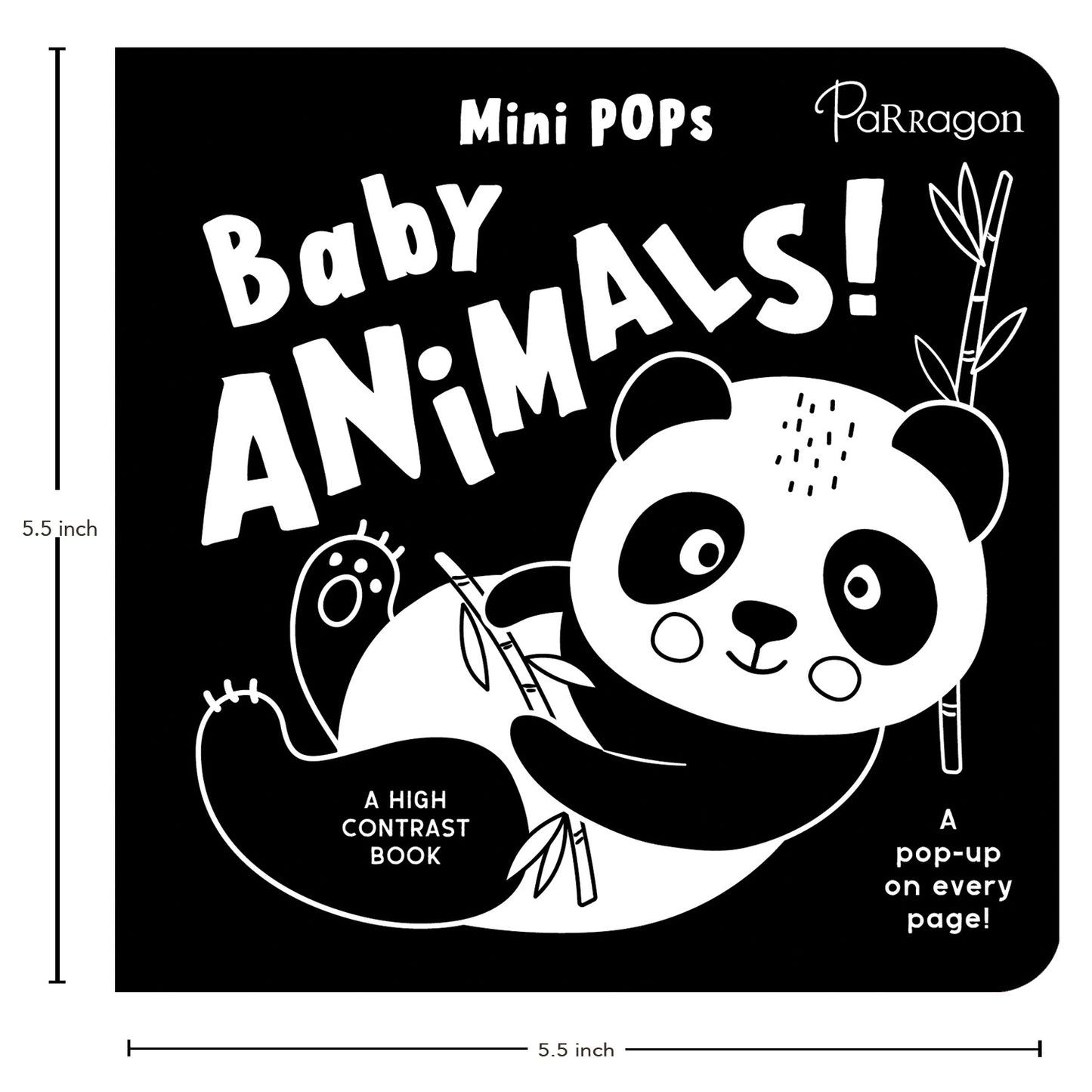 Mini Pops‐ Baby Animals (Pop-up book) | For Kids 1 to 3 Year's Old