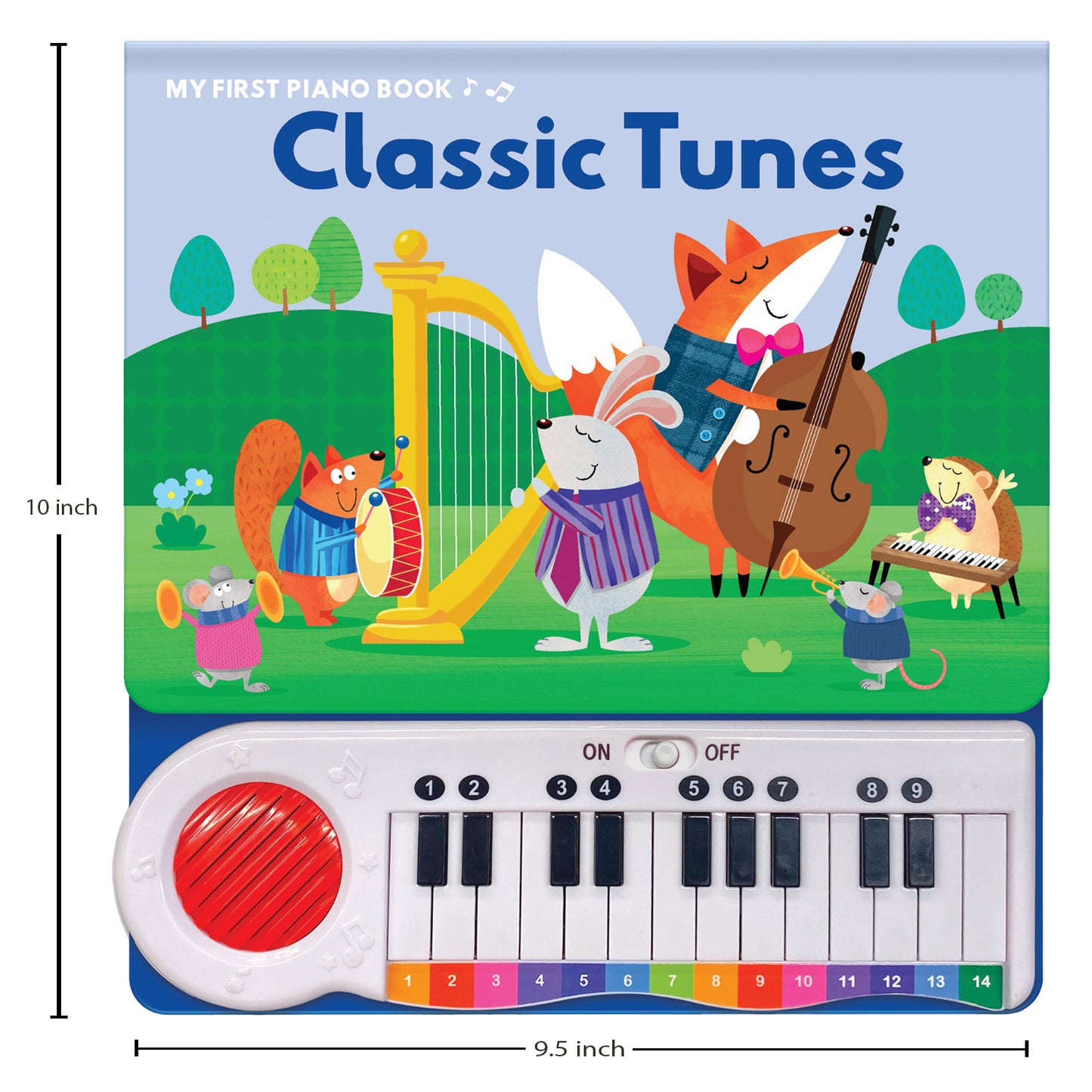 My First Piano Book - Classic Tunes| Interactive Musical Book for Kids | Learn & Play Classic Songs| Sing Along| Early Musical & Motor Skills| Interactive Piano Keys| Hands-On Learning| Ages 4-6