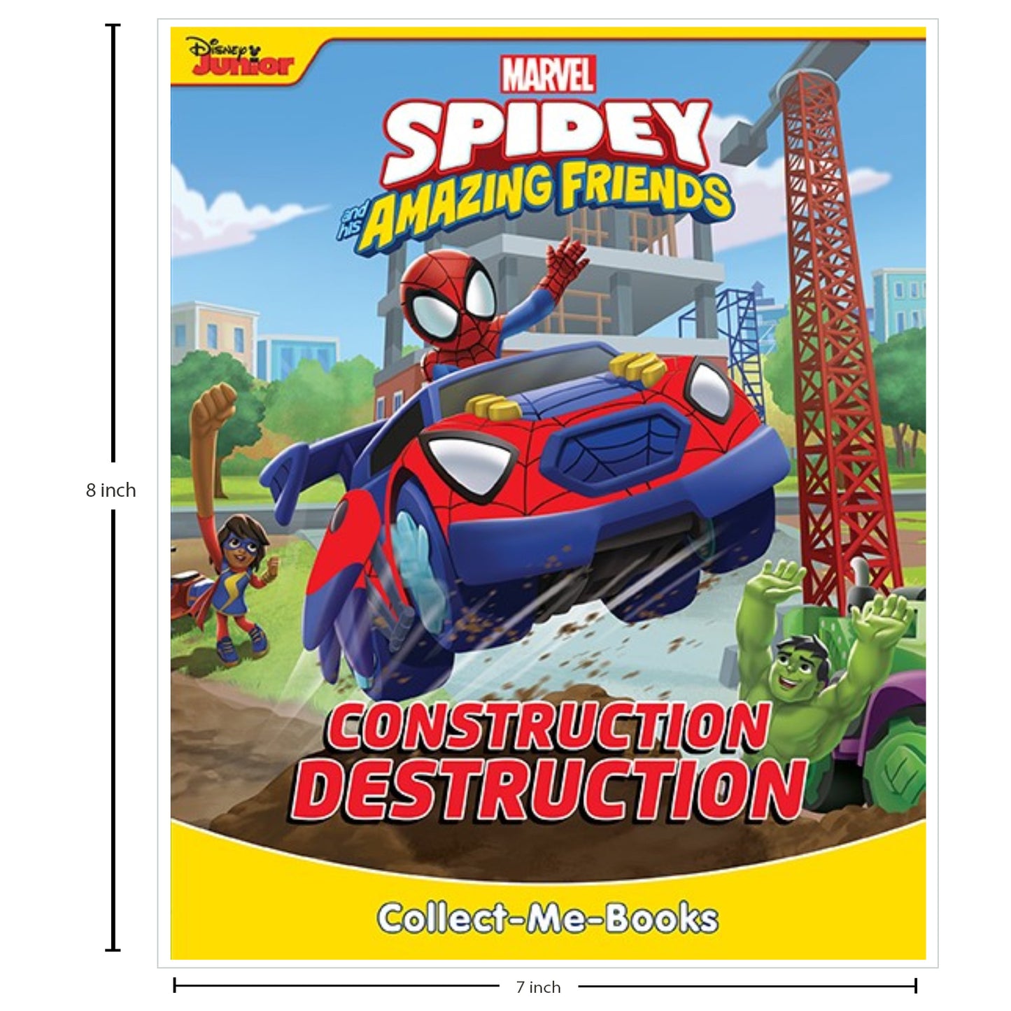 Spidey and His Amazing Friends - Collect-Me Book - Construction Destruction| | Action-Packed Adventure for Kids| Picture Book| Marvel Fans| Heroic Adventure| Ages 3-5