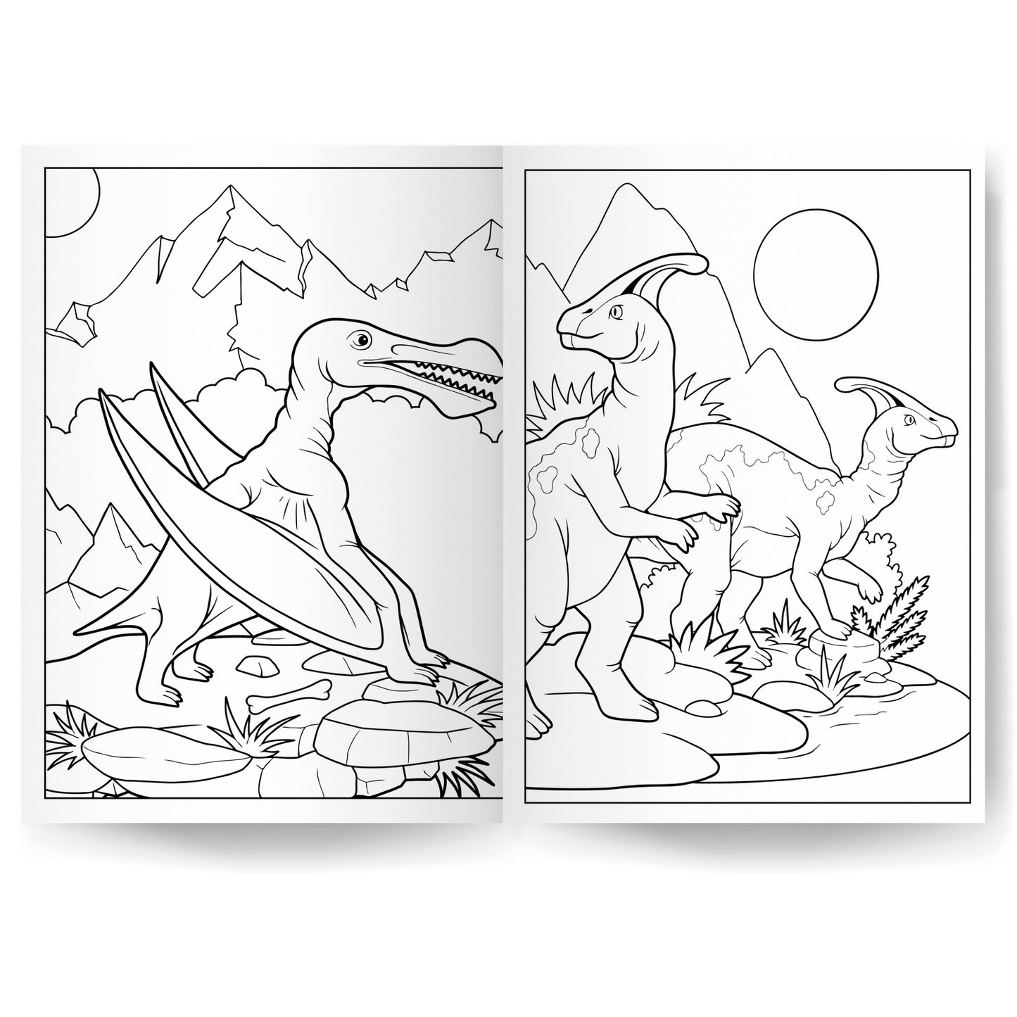 1000 Stickers & Colour: Dinosaurs | Fun Sticker & Coloring Book for Kids | Prehistoric Adventure with T-Rex, Triceratops & More | 64 Pages of Activities| For Age 4-6