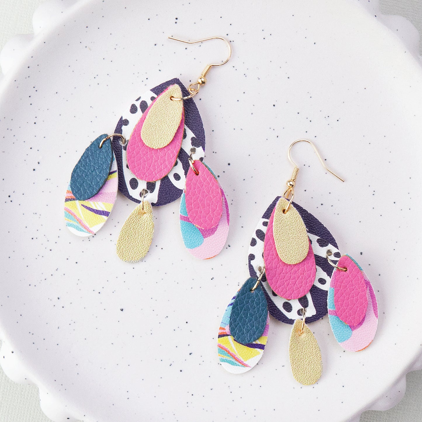 Craft Maker Designer Earrings Kit | Craft maker earrings kit | DIY jewellery making kit | Designer earring craft set | Make your own earrings kit | Earring kit for kids and adults | Craft kit with beads and hooks | Art and craft kit