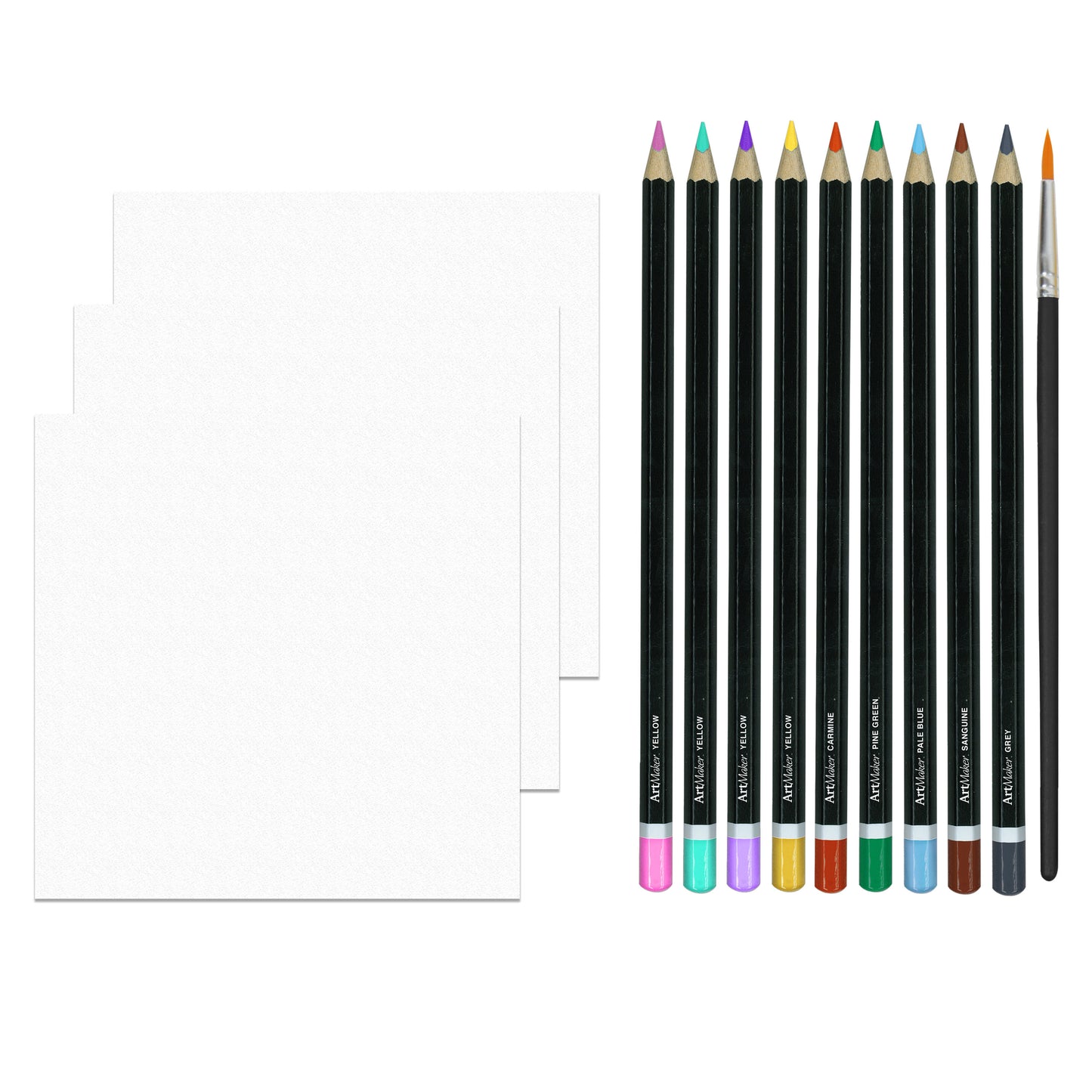 Art Maker Masterclass Collection Watercolour Pencils collection|watercolour pencils|watercolor set|colouring|drawing|painting blending|kit|for|kids|adults|artists|art supplies|sketching|tools|creative set|premium pack |with brush case
