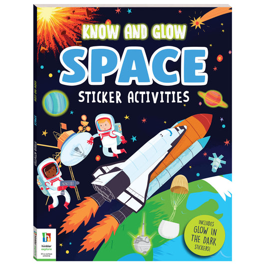Know and Glow Space Sticker Activities | Sticker Activity Book | Glow Sticker Book | Fun Facts and Stickers | Activity Book | 6-8 Years