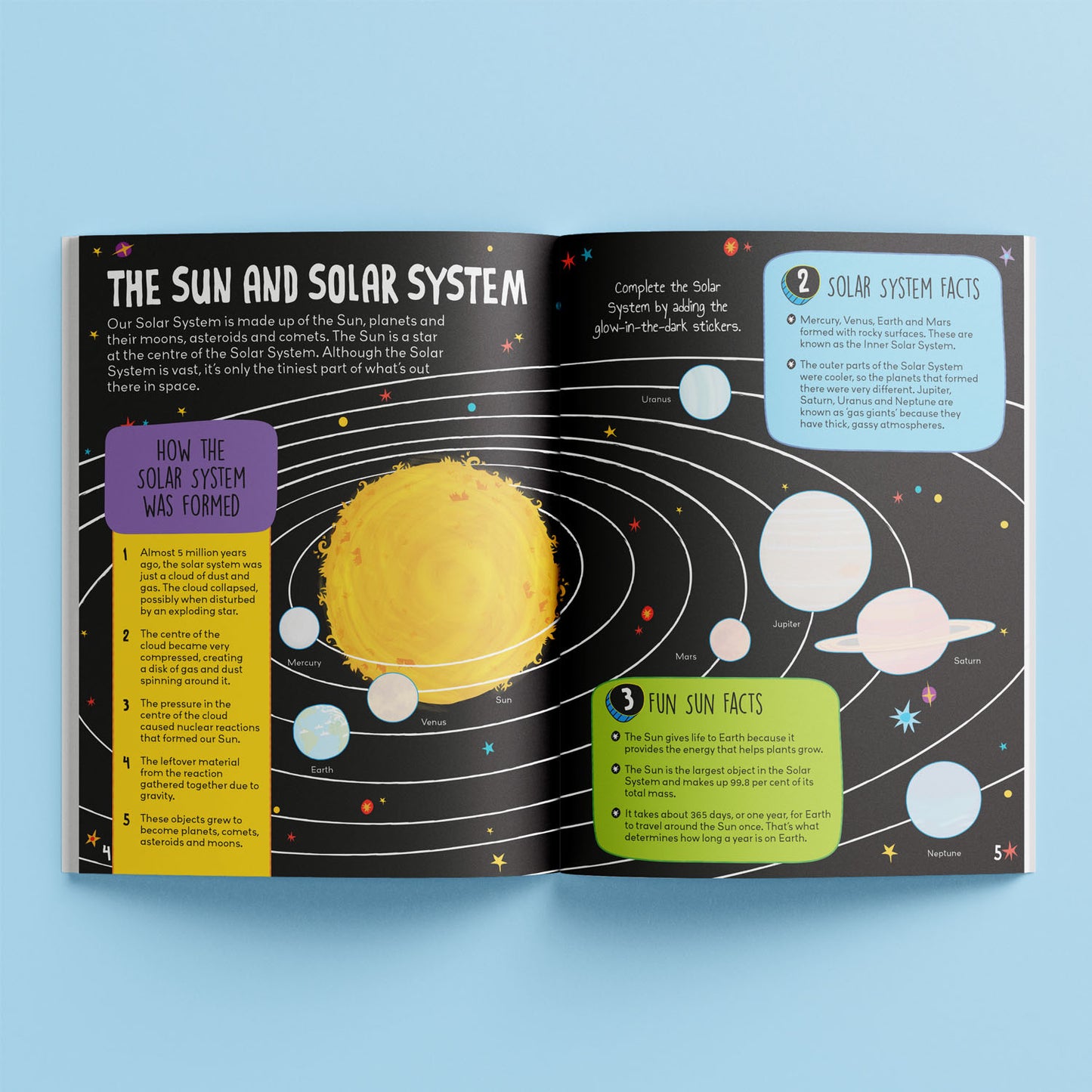 Know and Glow Space Sticker Activities | Sticker Activity Book | Glow Sticker Book | Fun Facts and Stickers | Activity Book | 6-8 Years