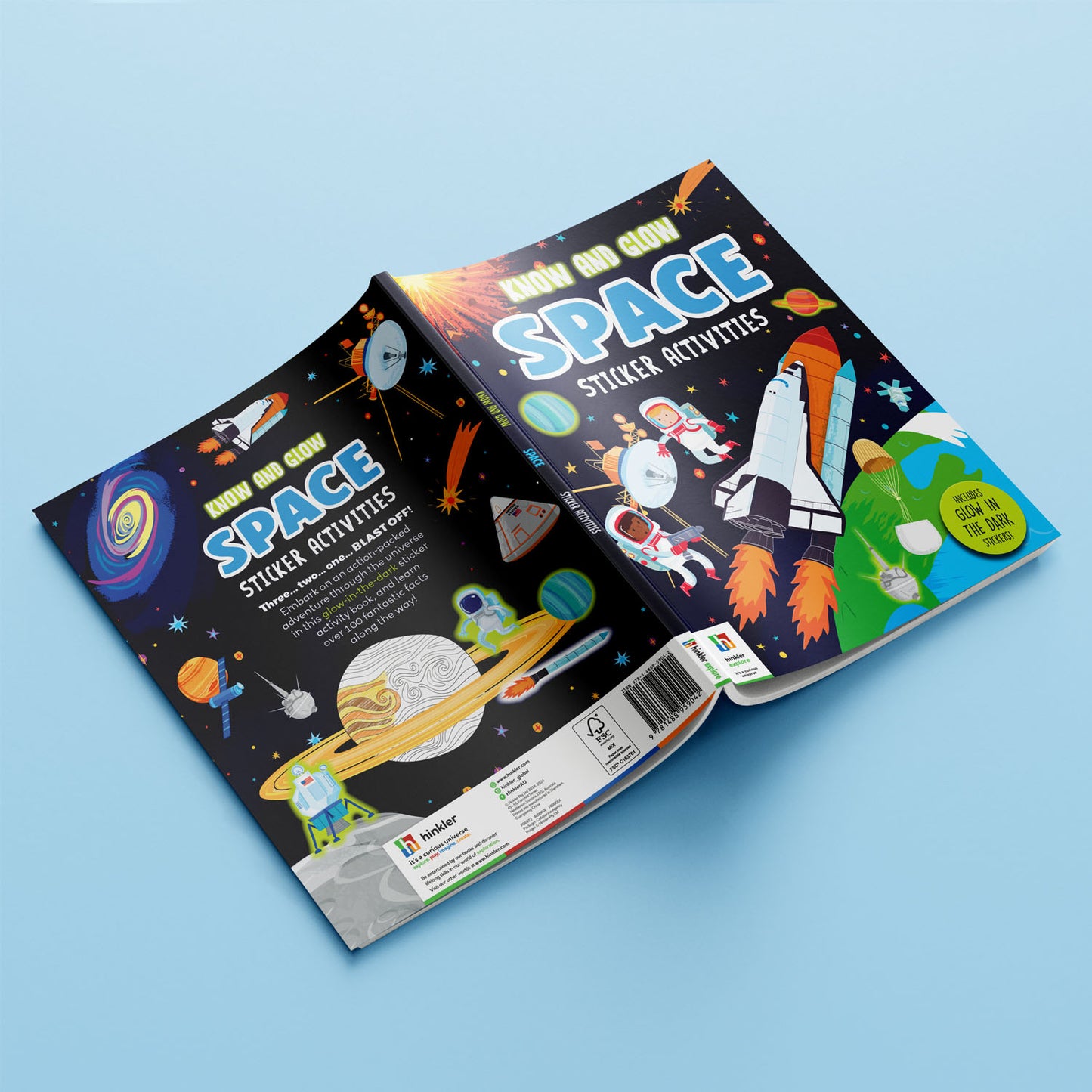 Know and Glow Space Sticker Activities | Sticker Activity Book | Glow Sticker Book | Fun Facts and Stickers | Activity Book | 6-8 Years