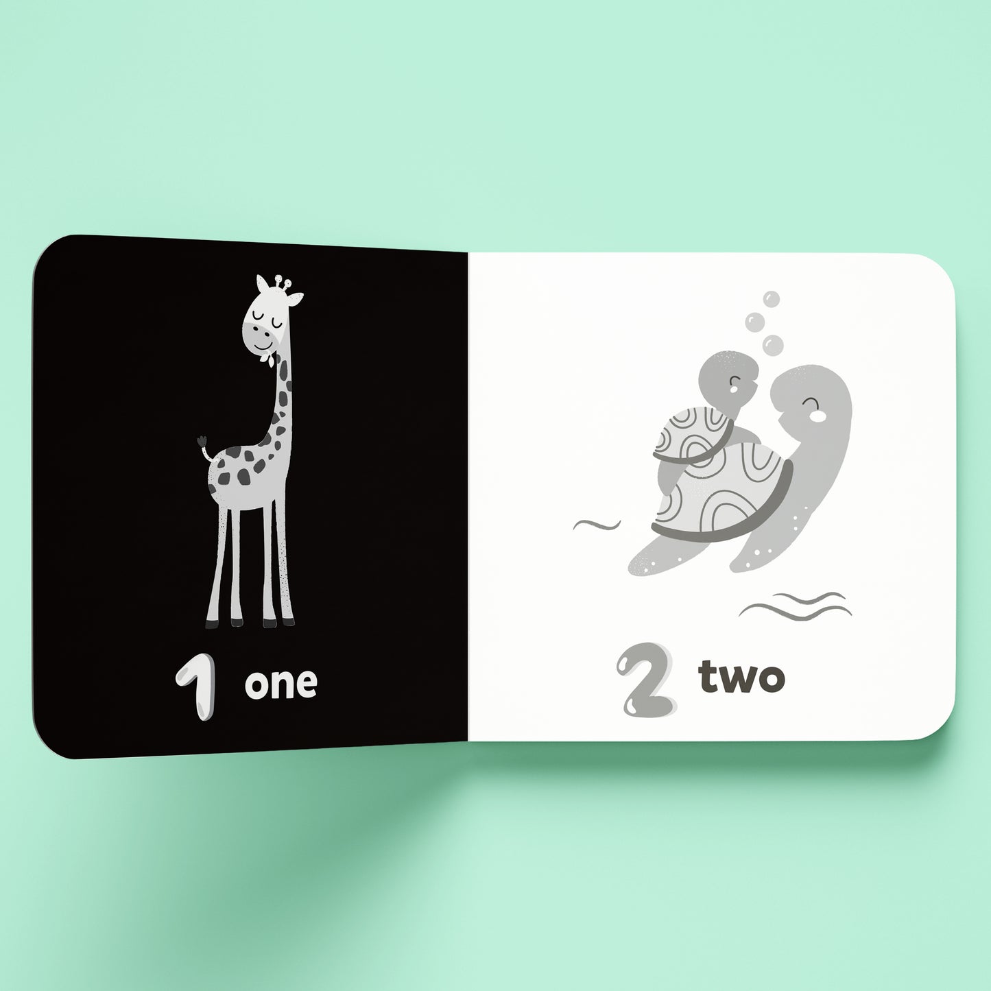 Numbers A High-Contrast Board Book | Black and White Board Book | For Toddlers