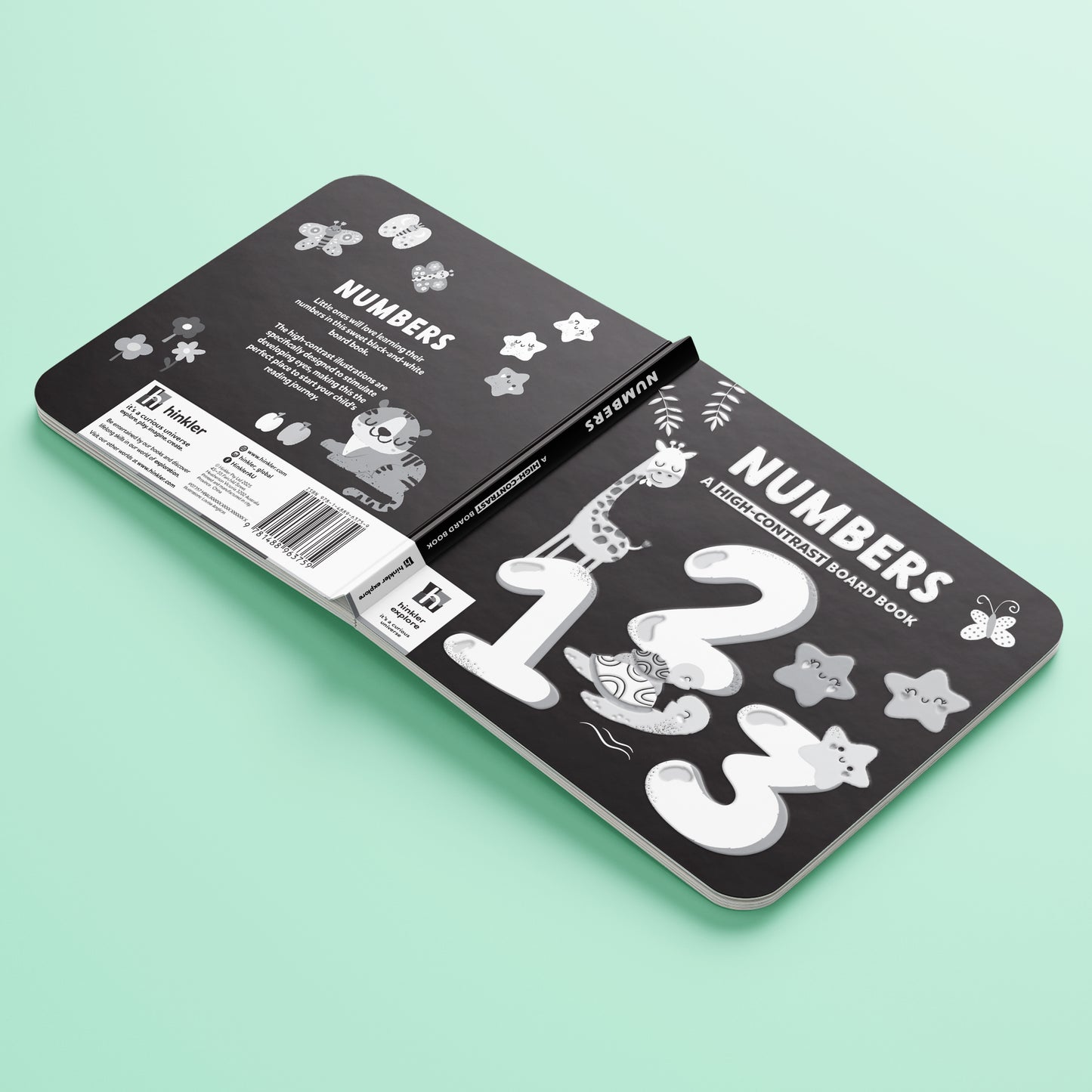 Numbers A High-Contrast Board Book | Black and White Board Book | For Toddlers