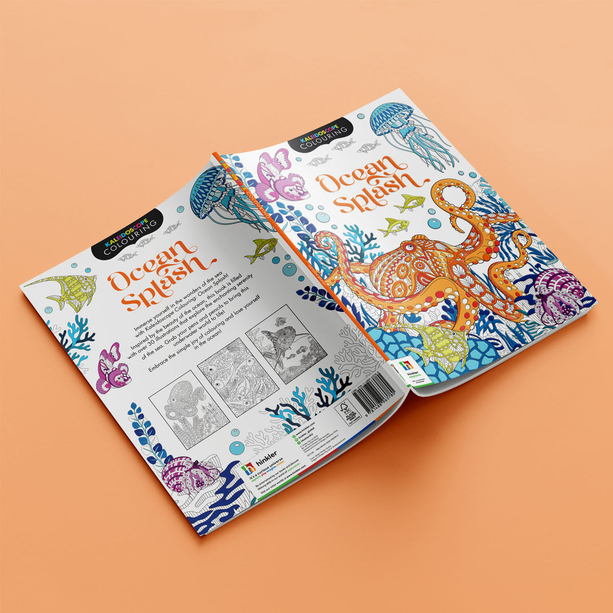 Kaleidoscope Colouring Ocean Splash