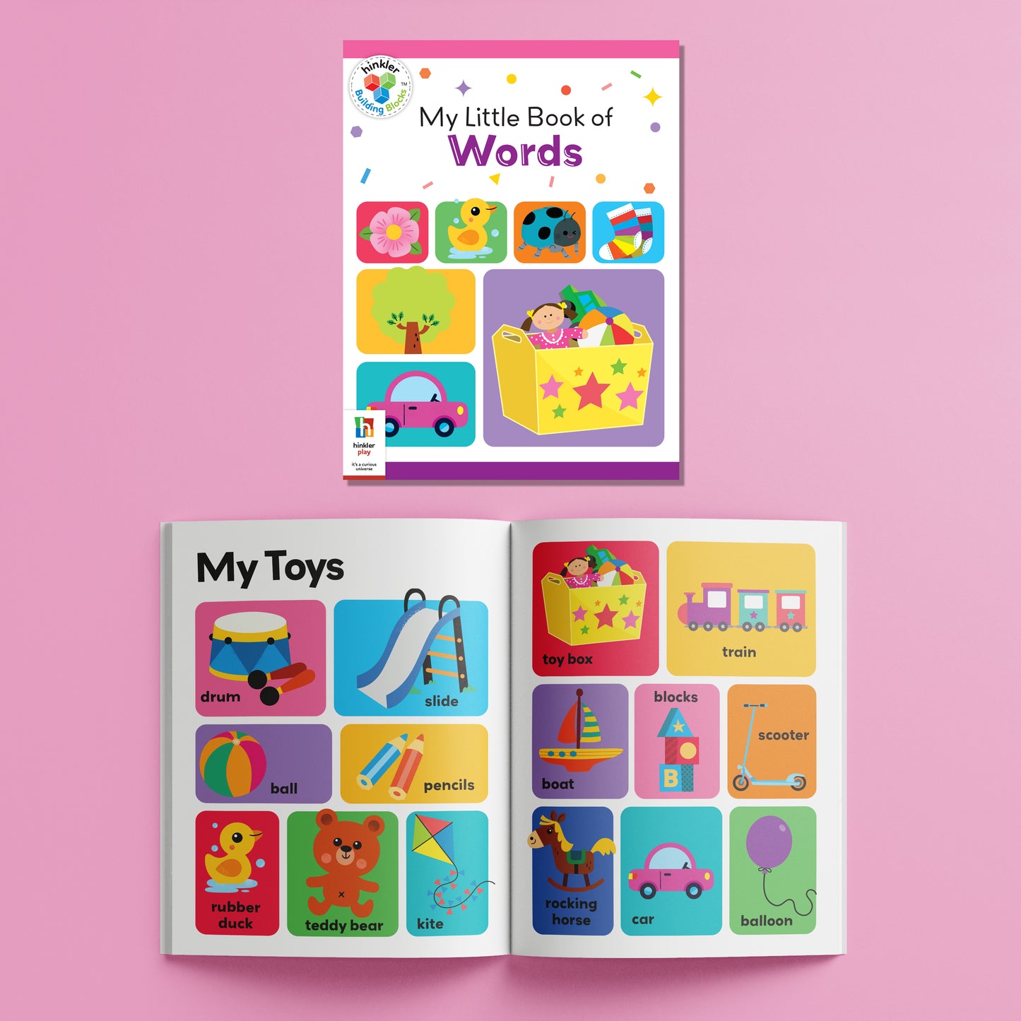 Building Blocks Floor Puzzle First Words | Jigsaw Set | Learning with Fun for Toddlers