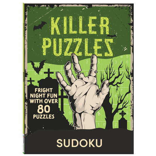 Killer Puzzles Sudoku | Sudoku Puzzle Book | Activity Book | Horror and Spooky Themes | Halloween | Pop Culture | Murder-mystery| Sudoku for Kids | 8-12 Years