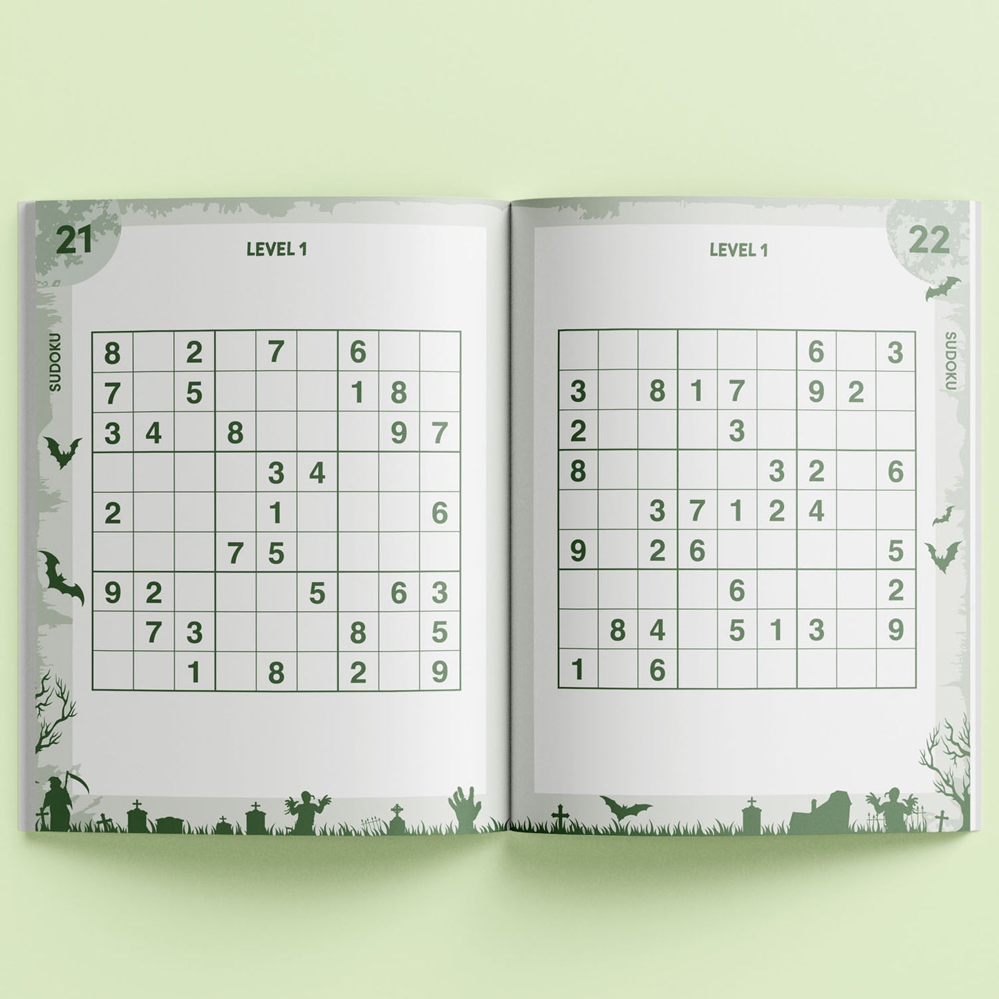 Killer Puzzles Sudoku | Sudoku Puzzle Book | Activity Book | Horror and Spooky Themes | Halloween | Pop Culture | Murder-mystery| Sudoku for Kids | 8-12 Years