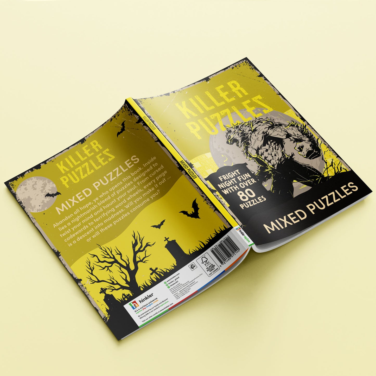 Killer Puzzles Mixed Puzzles| Mixed Puzzle Book | Activity Book | Horror and Spooky Themes | Halloween | Pop Culture | Murder-mystery| Mixed-Puzzle for Kids | 8-12 Years
