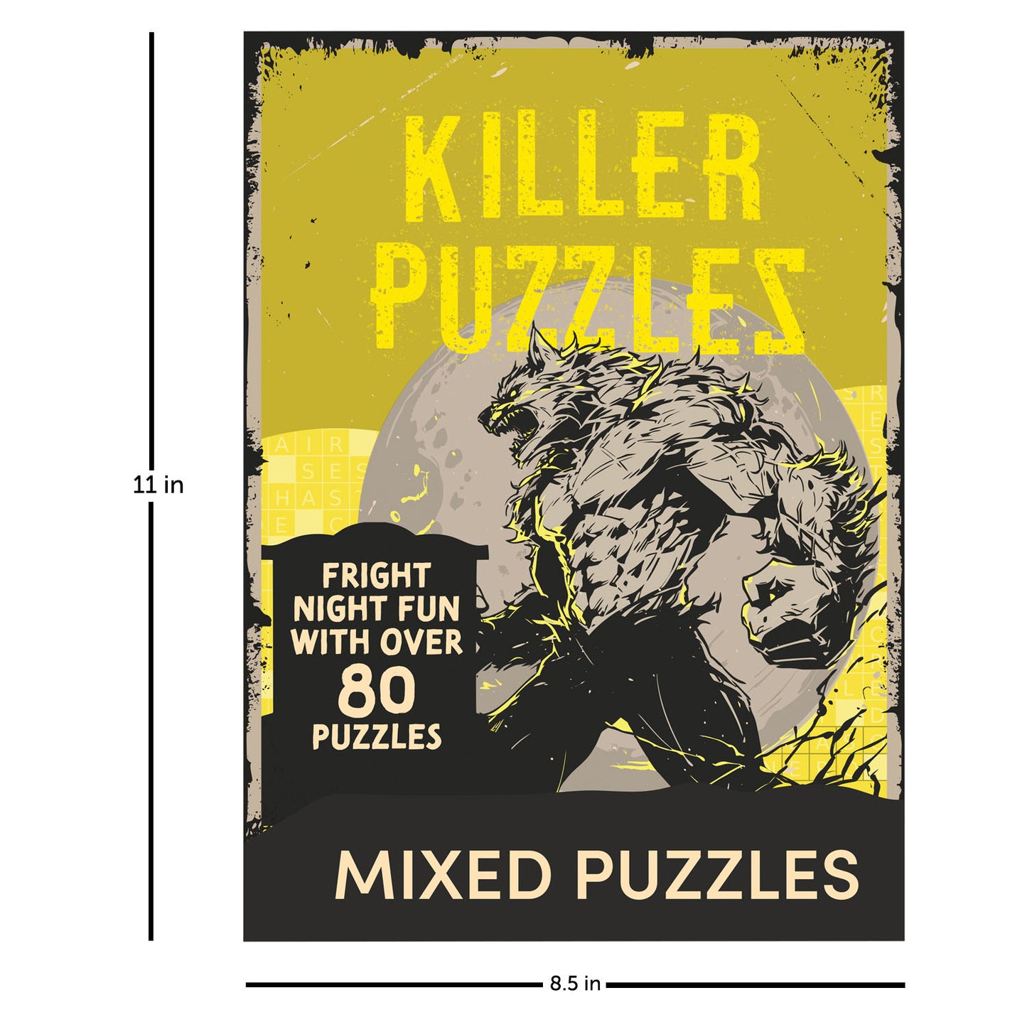 Killer Puzzles Mixed Puzzles| Mixed Puzzle Book | Activity Book | Horror and Spooky Themes | Halloween | Pop Culture | Murder-mystery| Mixed-Puzzle for Kids | 8-12 Years