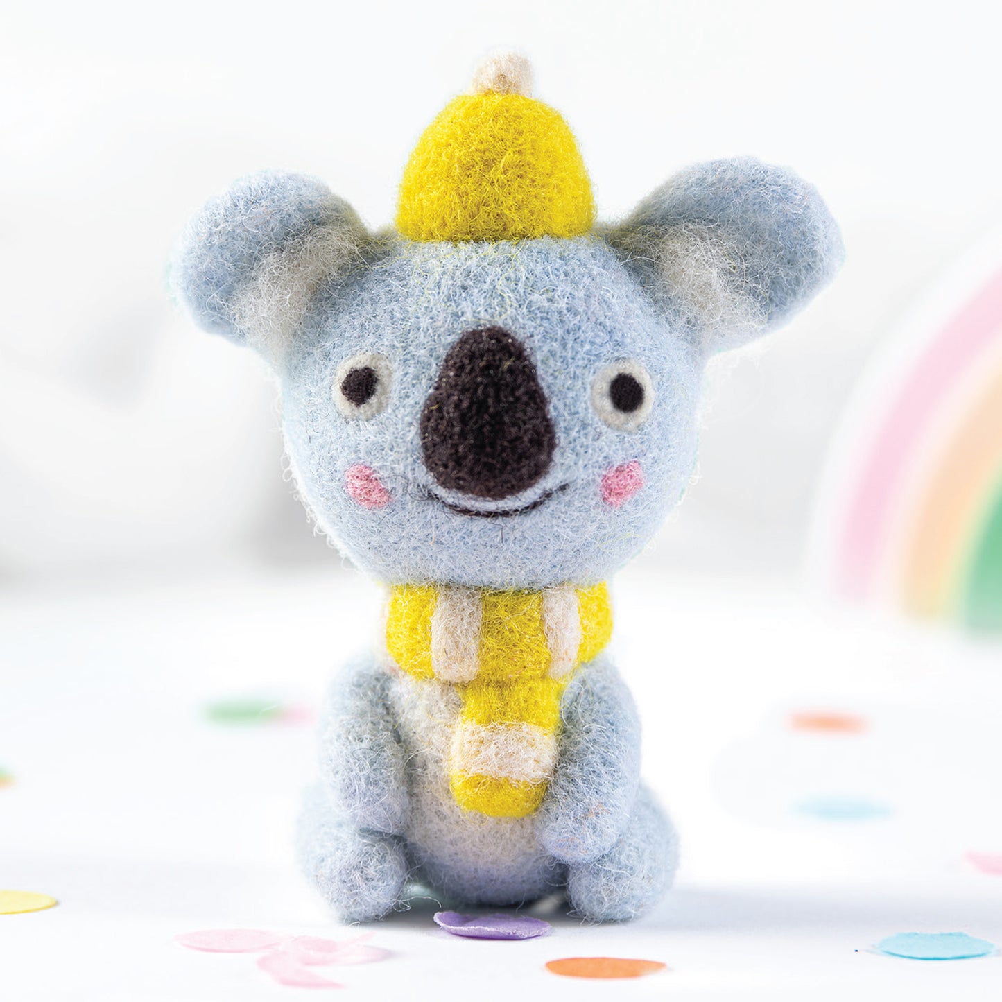 Craft Maker Too Cute Felted Friends Kit | DIY Crochet Animals Kit | Make Your Own Plush Toys | Crochet Kit for Beginners | Animal Crochet Kit for Kids