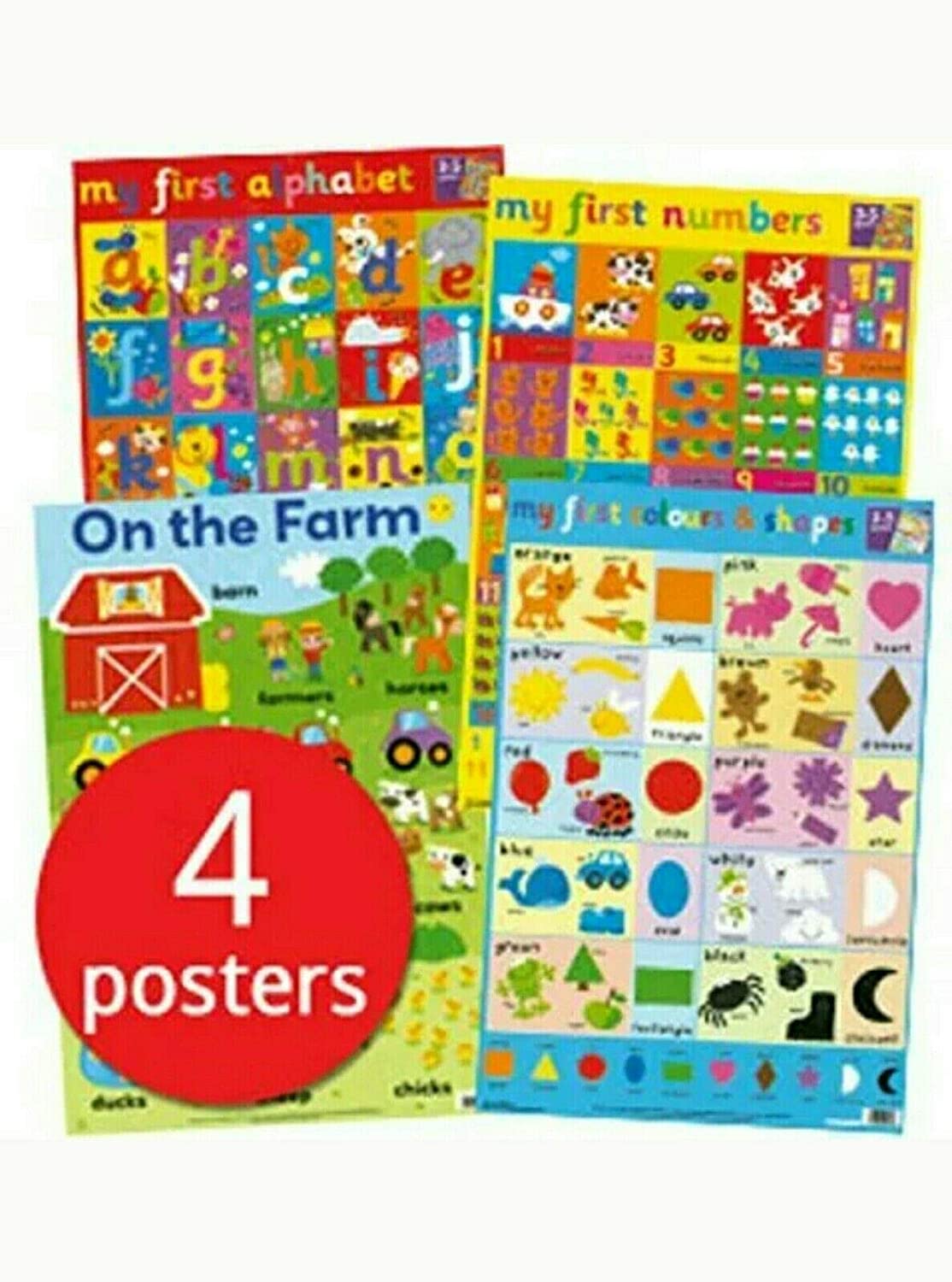 First Time Learning: My First Wall Chart Pack Age 3+