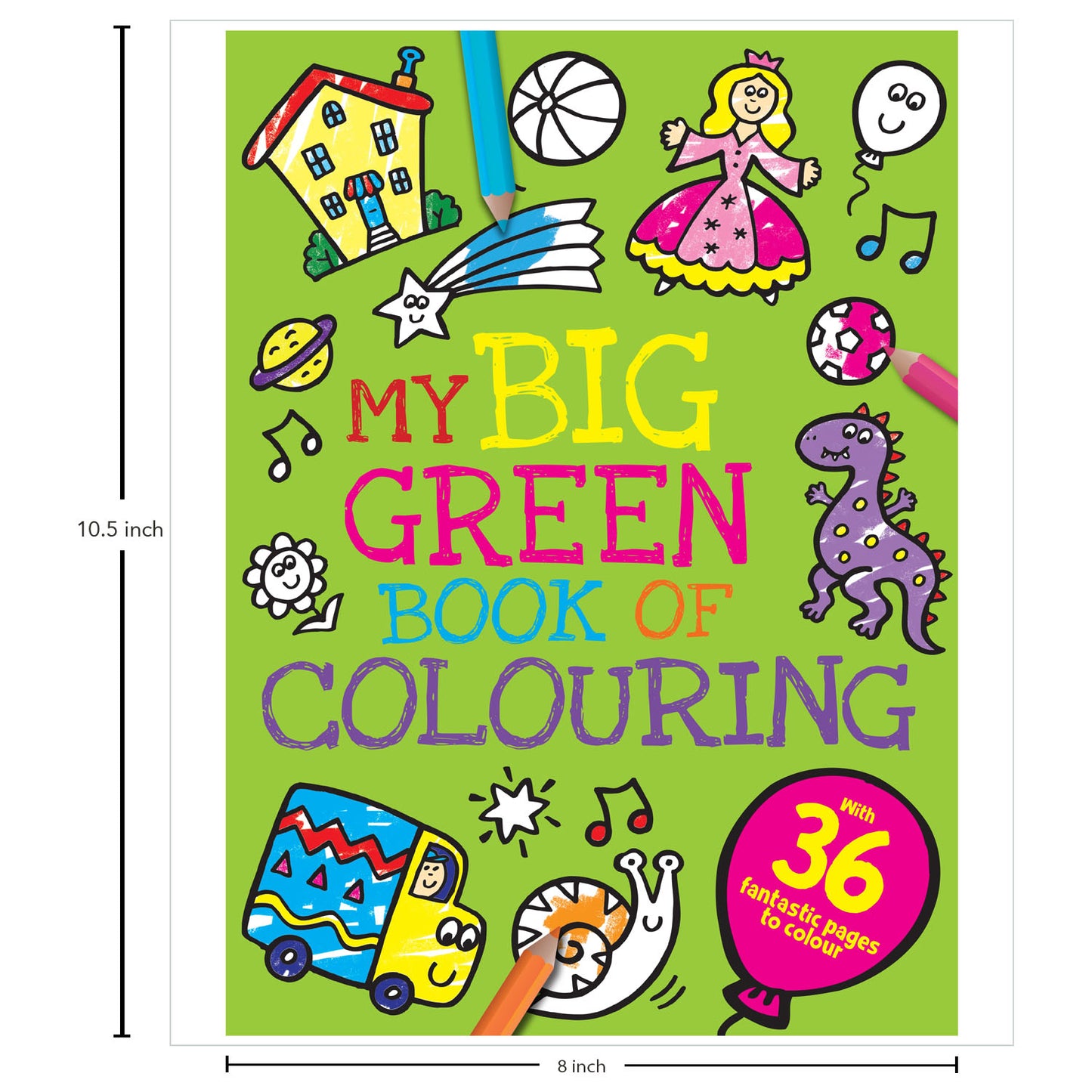 My Big Green Book of Colouring | My Big Blue Book of Colouring | Colouring Book | Colouring Book for Kids | Creative Activities | Fine Motor Skills | Preschool Learning | Drawing Fun