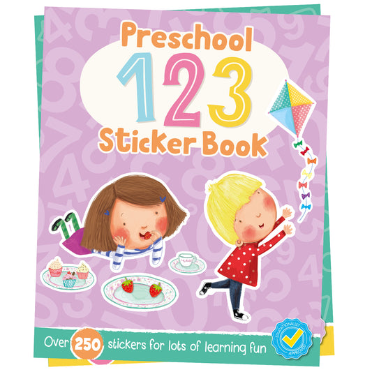 Preschool 123 Sticker Book | Fun Early Learning Activity Book for Kids | Numbers, Counting & Sticker Play | Interactive Educational Book for Ages 0-3