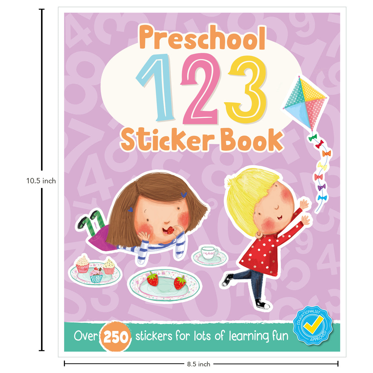 Preschool 123 Sticker Book | Fun Early Learning Activity Book for Kids