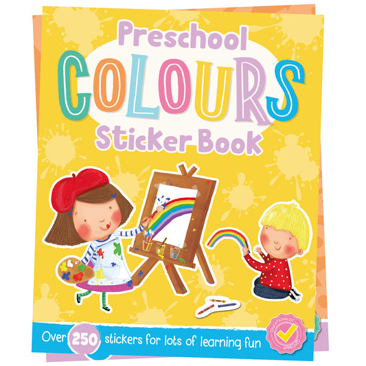 Preschool Colours Sticker Book | Fun Early Learning Activity Book for Kids | Color Recognition, Matching & Sticker Play | Interactive Educational Book for Ages 0-3|