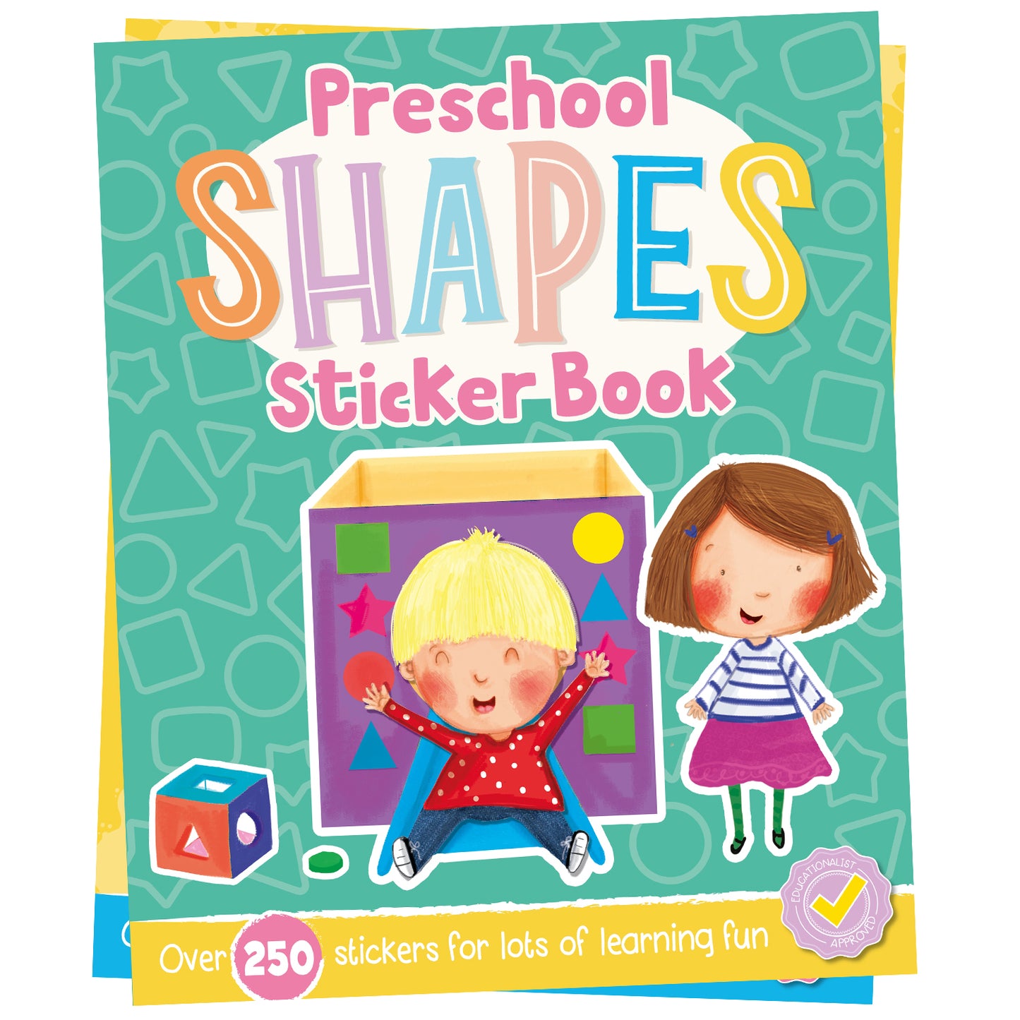 Preschool Shapes Sticker Book | Fun Early Learning Activity Book for Kids | Shape Recognition, Matching & Sticker Play | Interactive Educational Book for Ages 0-3|