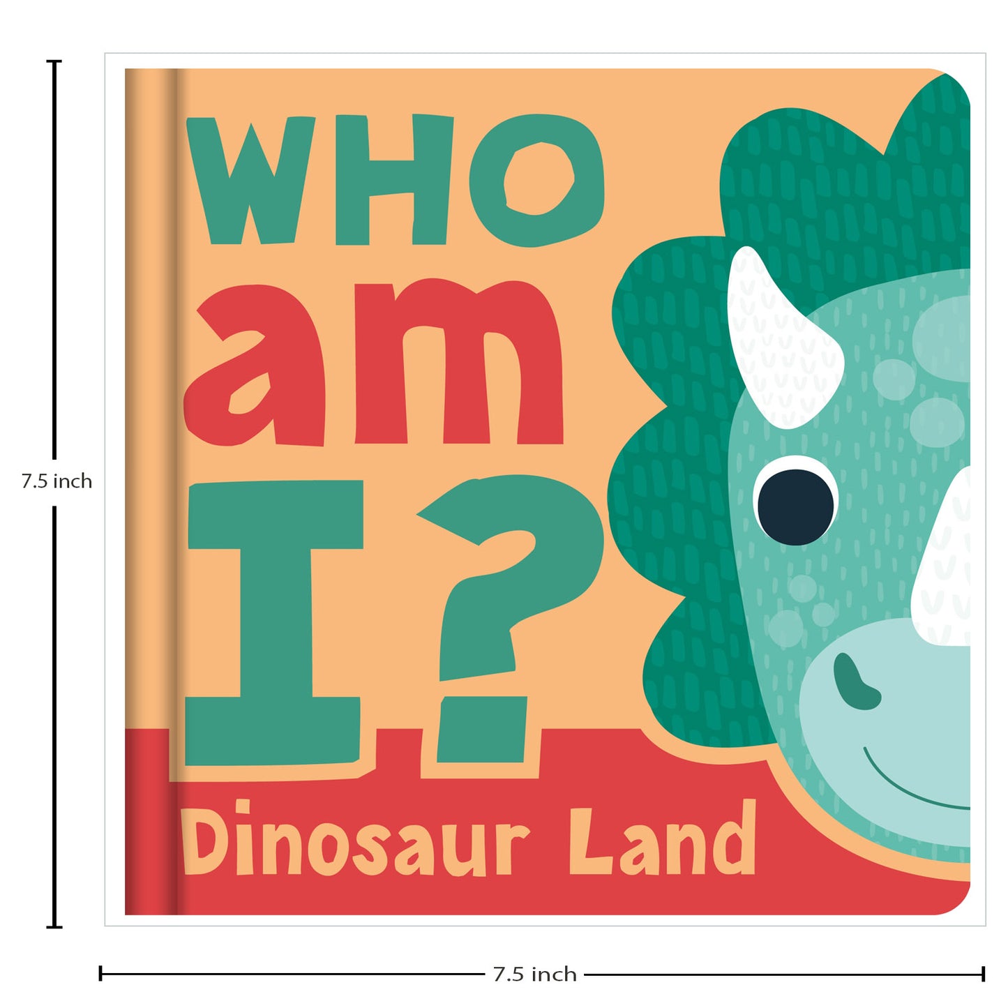 Who Am I? Dinosaur Land | A Fun Lift-the-Flap Book for Toddlers to Discover Dinosaurs| | Fun Interactive Dinosaur Guessing Book | Book for Kids Ages 0-3