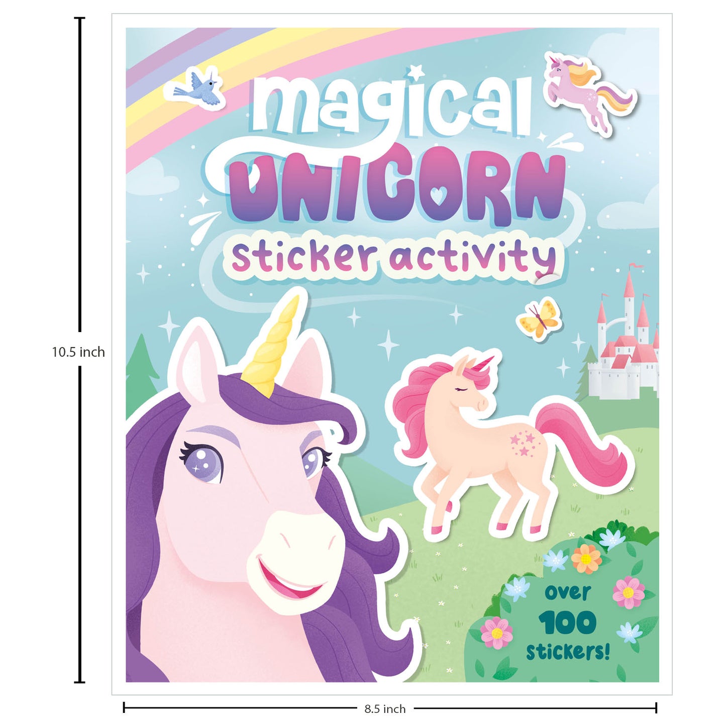 Amazing Sticker Activity: Magical Unicorns | Fun Sticker & Activity Book for Kids | Spark Creativity & Imagination| Activity Book| Ages 4-6