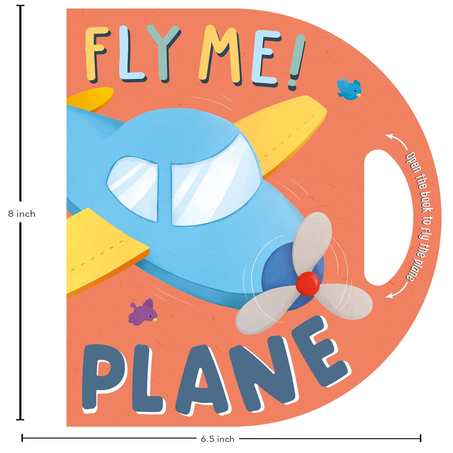 Fly Me! Plane | Early Learning Book | Die-Cut Book | For 4 to 6 Year Old Kids