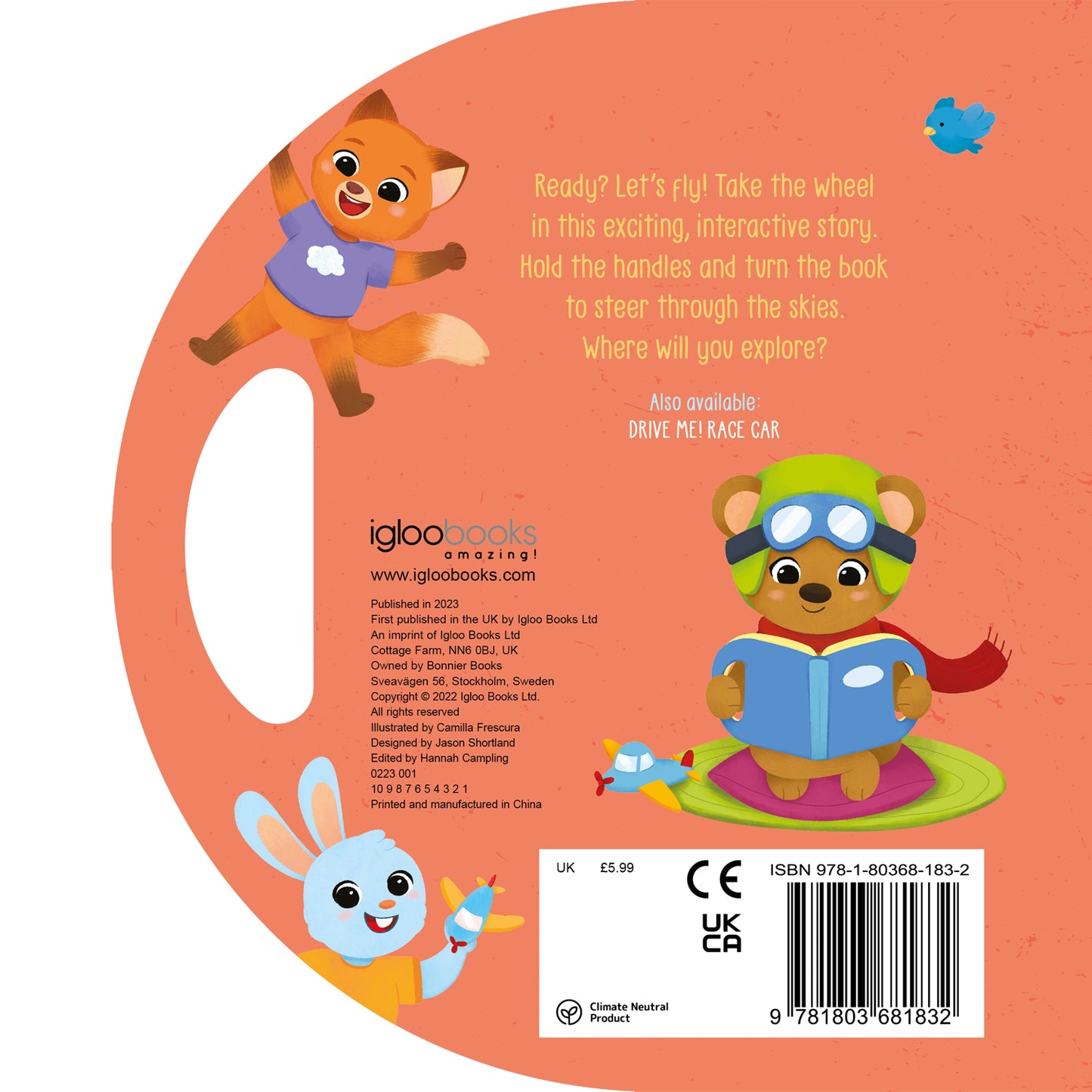 Fly Me! Plane | Early Learning Book | Die-Cut Book | For 4 to 6 Year Old Kids