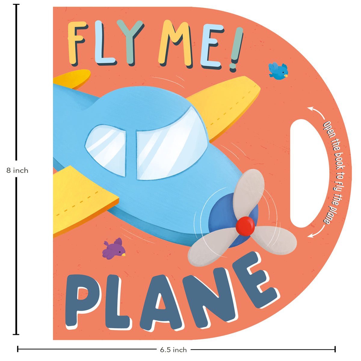 Fly Me! Plane | Early Learning Book | Die-Cut Book | For 4 to 6 Year Old Kids