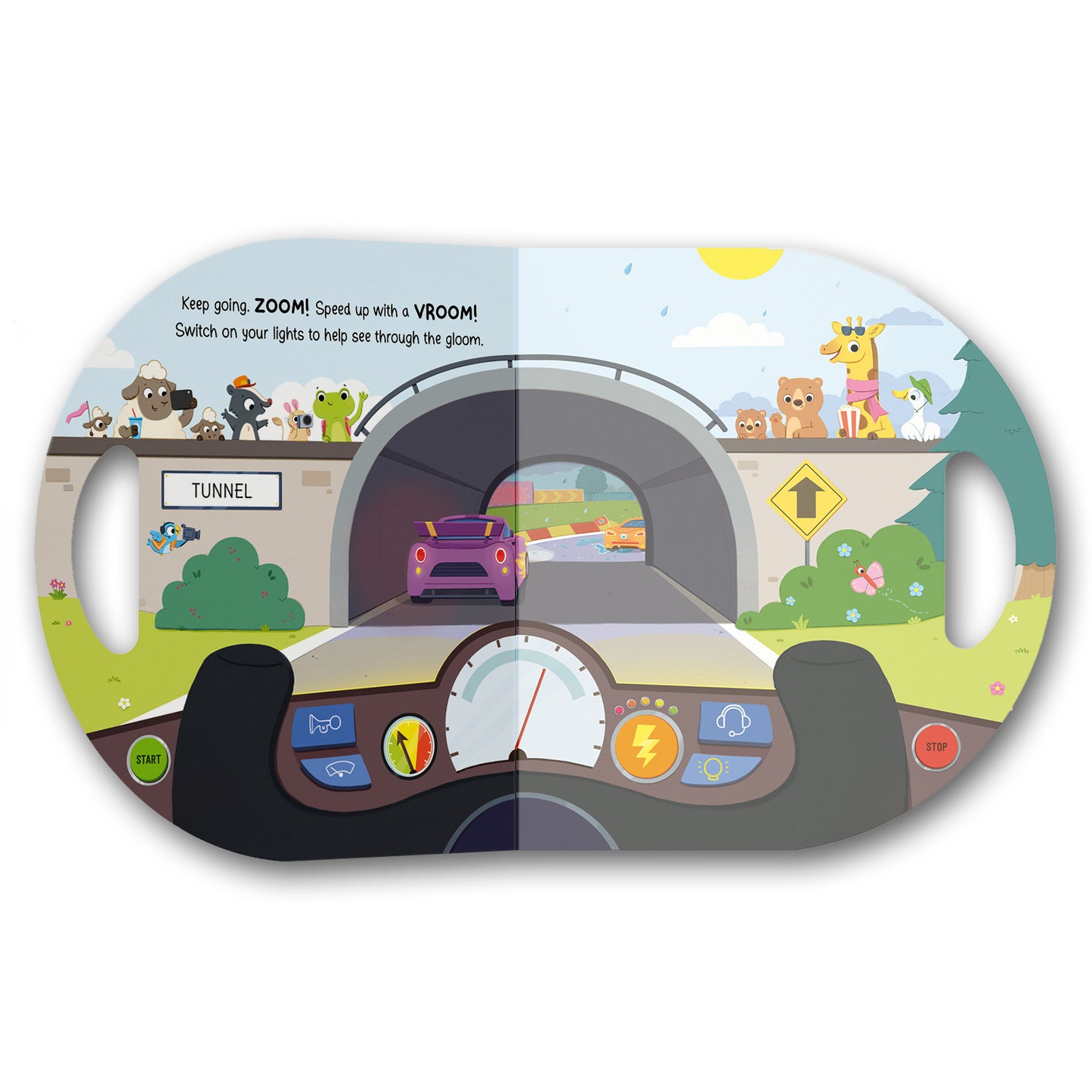 Drive Me! Race Car | Early Learning Book | Die-Cut Book | For 4 to 6 Year Old Kids